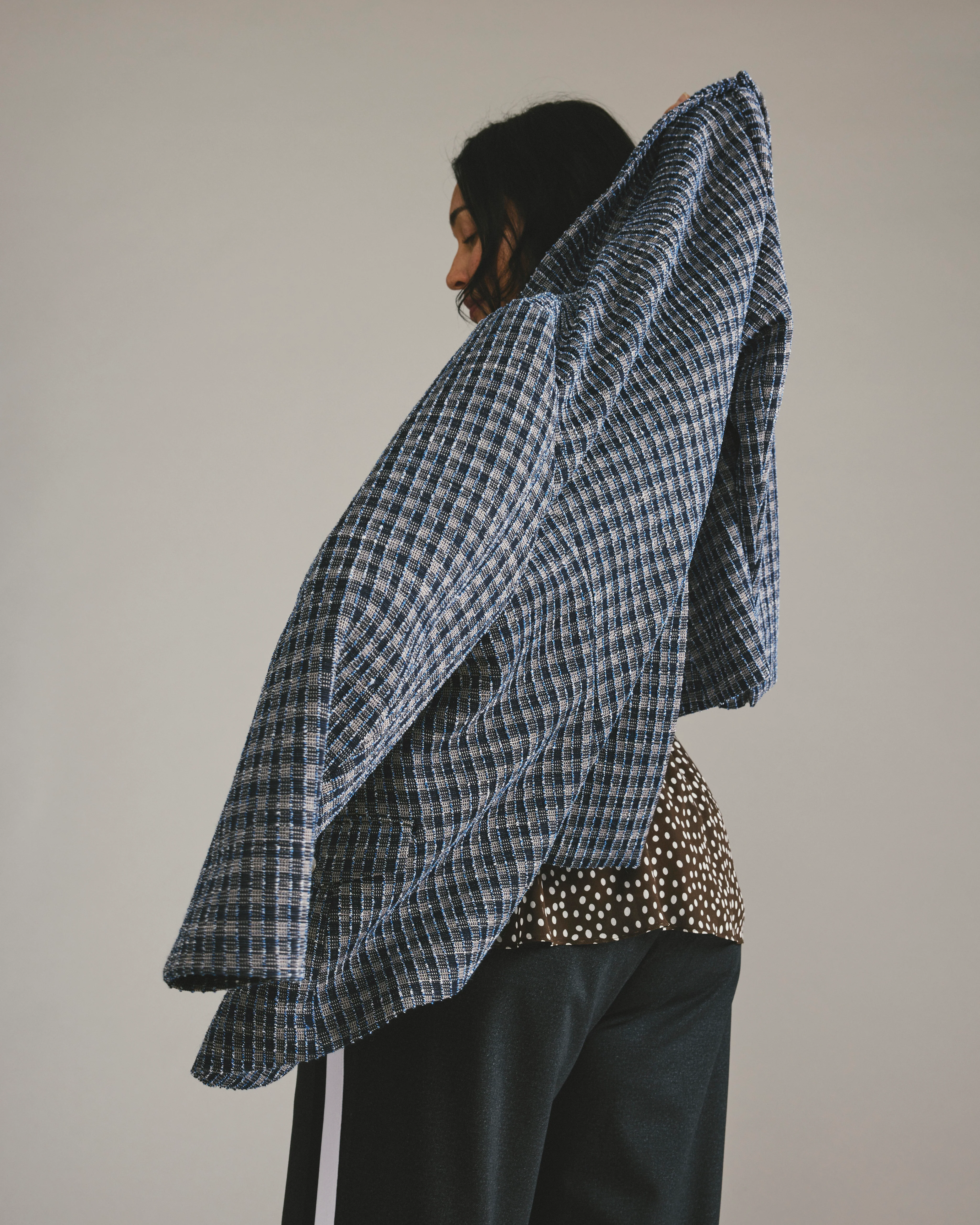 4 Pocket Ponte Blazer - French Tweed - Image 15