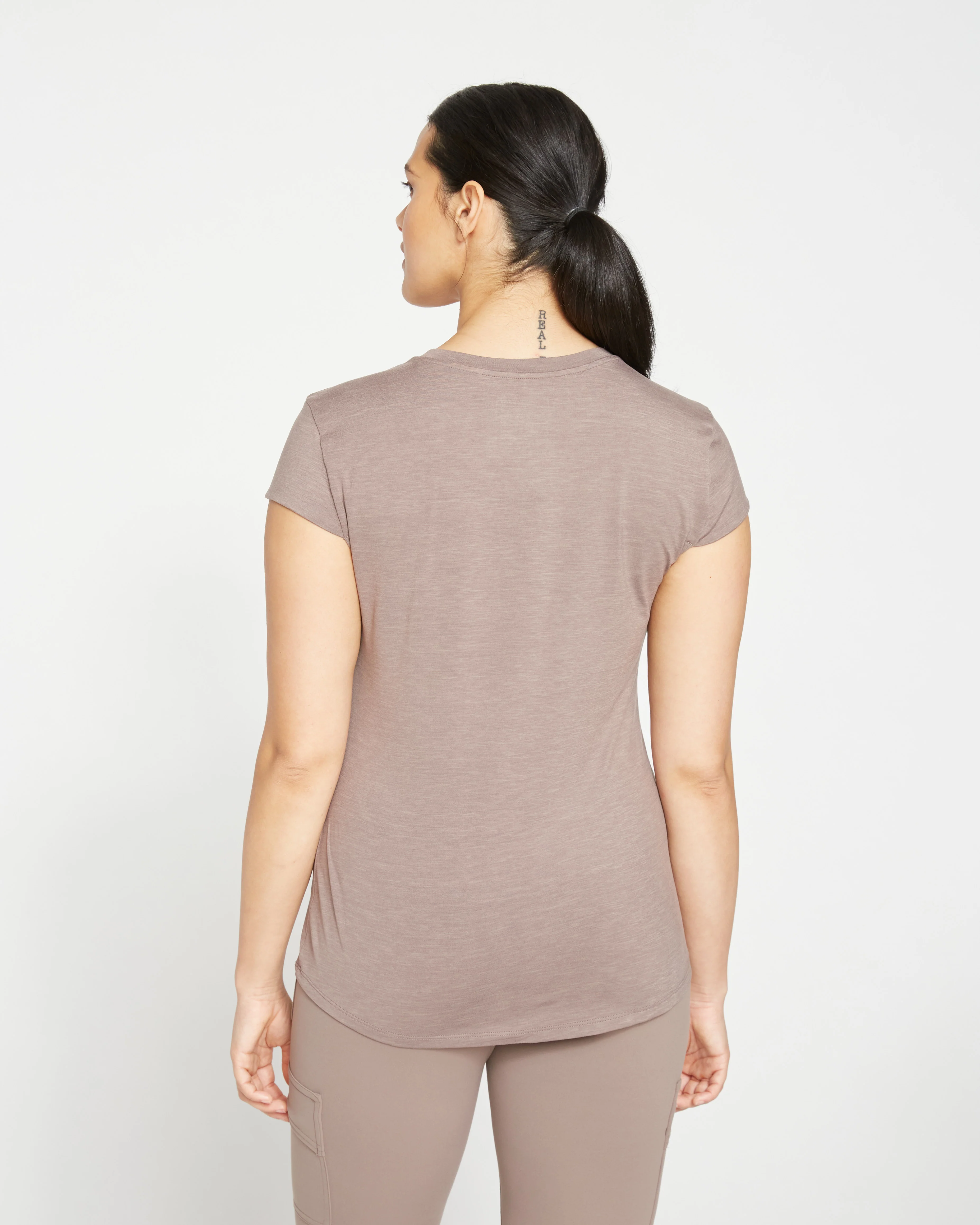 AirKnit All Day Tee - Nutmeg - Image 5