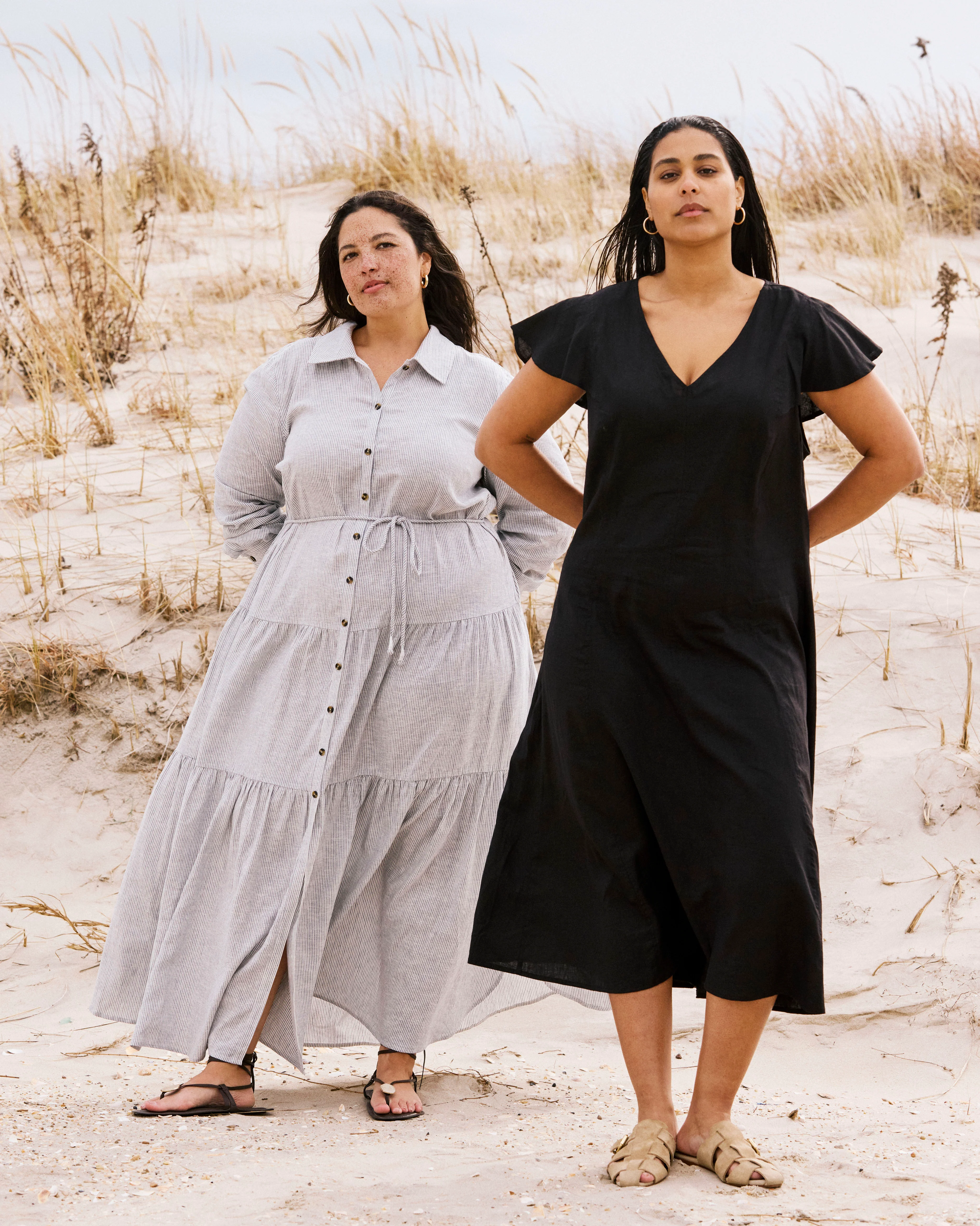 Alix Linen Shirtdress - Beach Stripe - Image 5