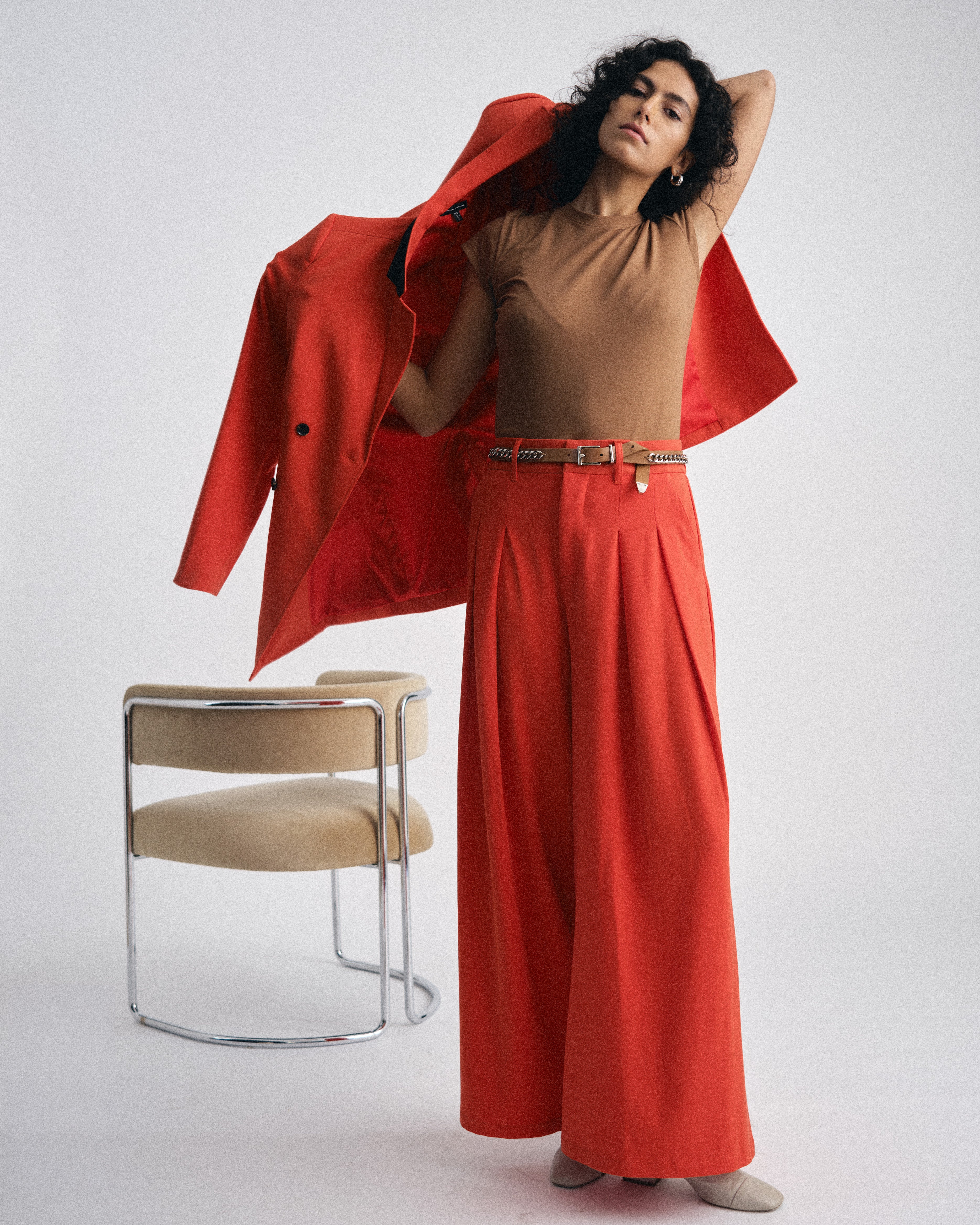 All Day Palais Wide Leg Pants - Poppy - Image 4
