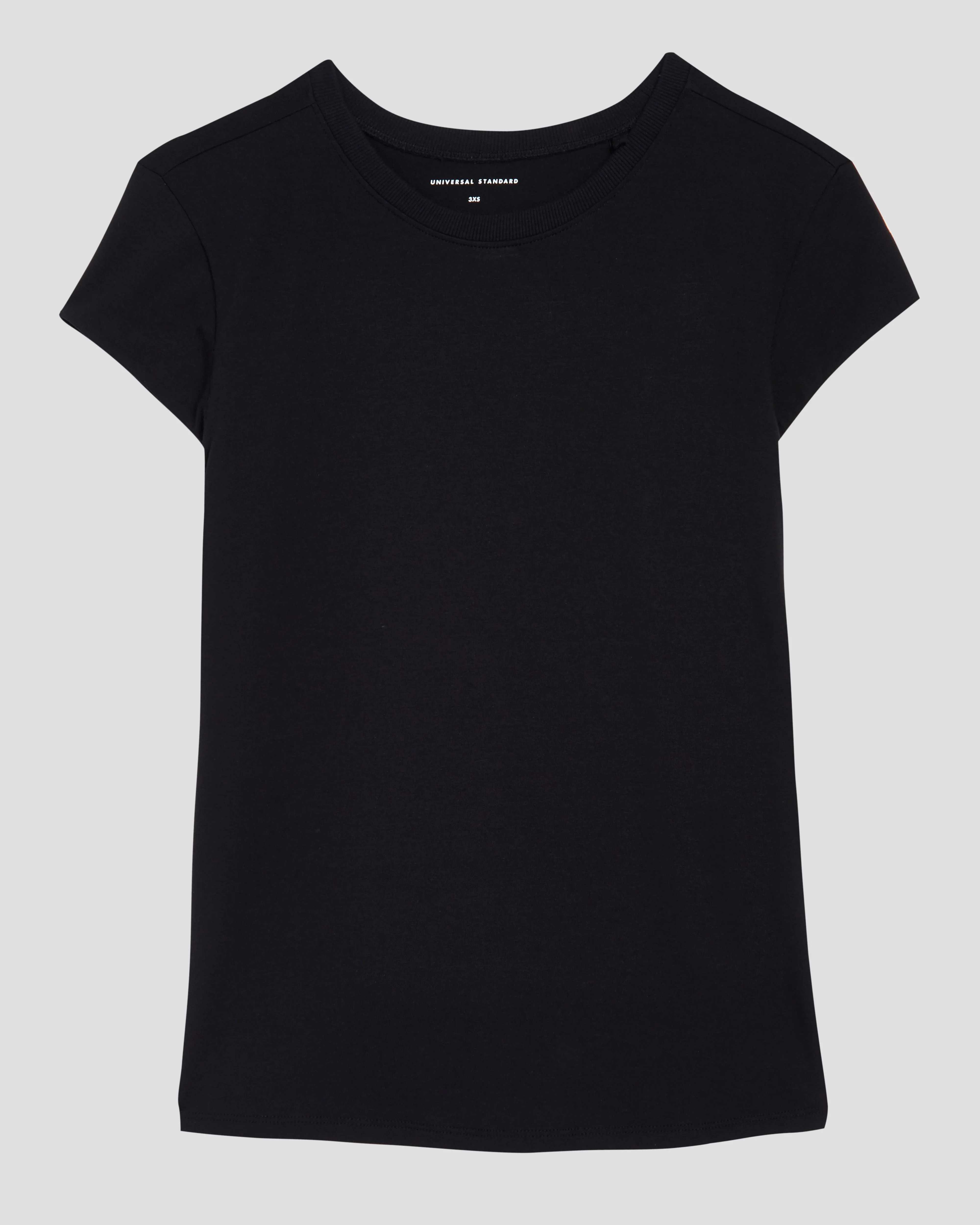 Ashley Cap Sleeve Tee - Black - Image 5