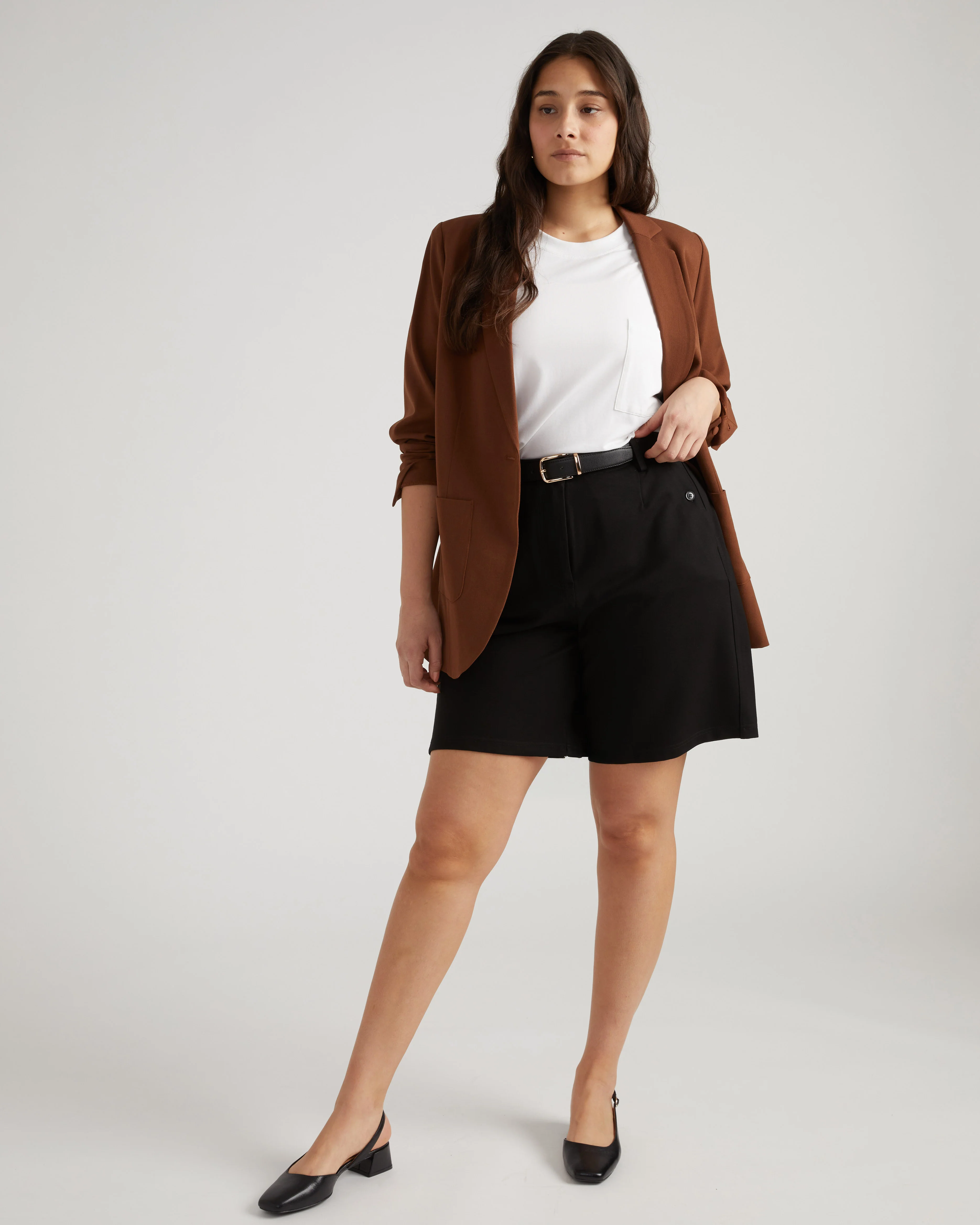 Audrey Ponte Shorts - Black - Image 3