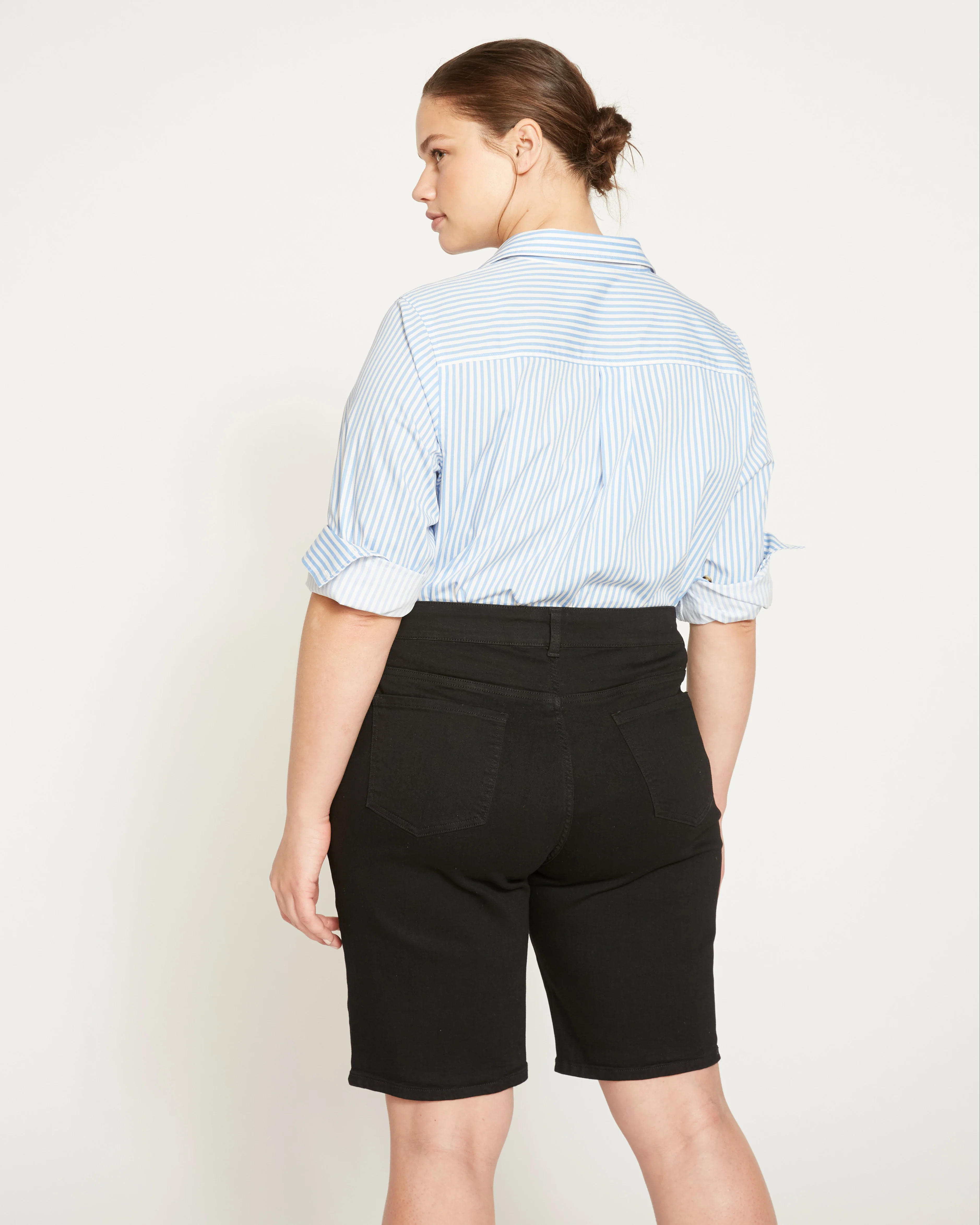Bae Denim Shorts - Black - Image 5