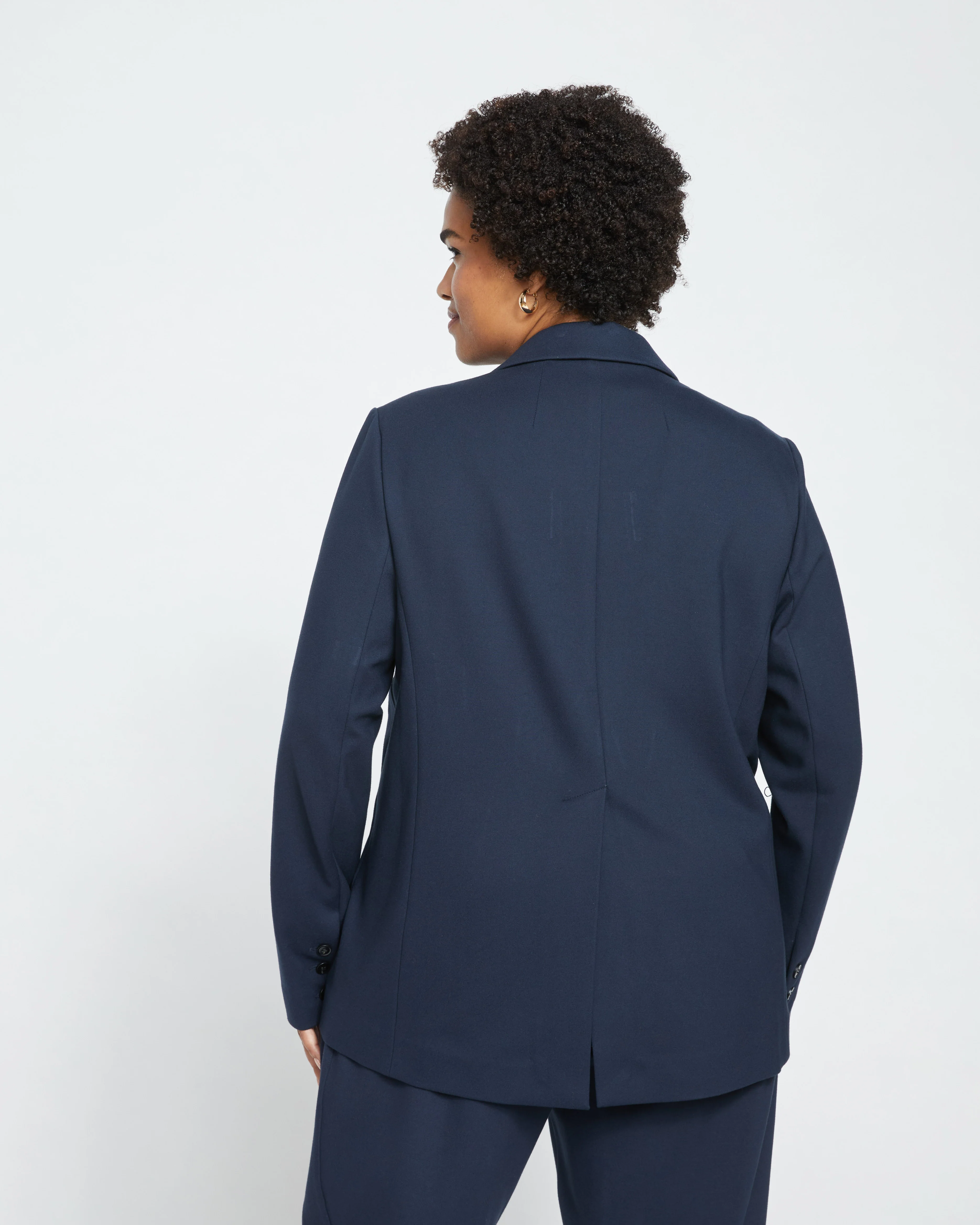 Beas Ponte Blazer - Navy - Image 4
