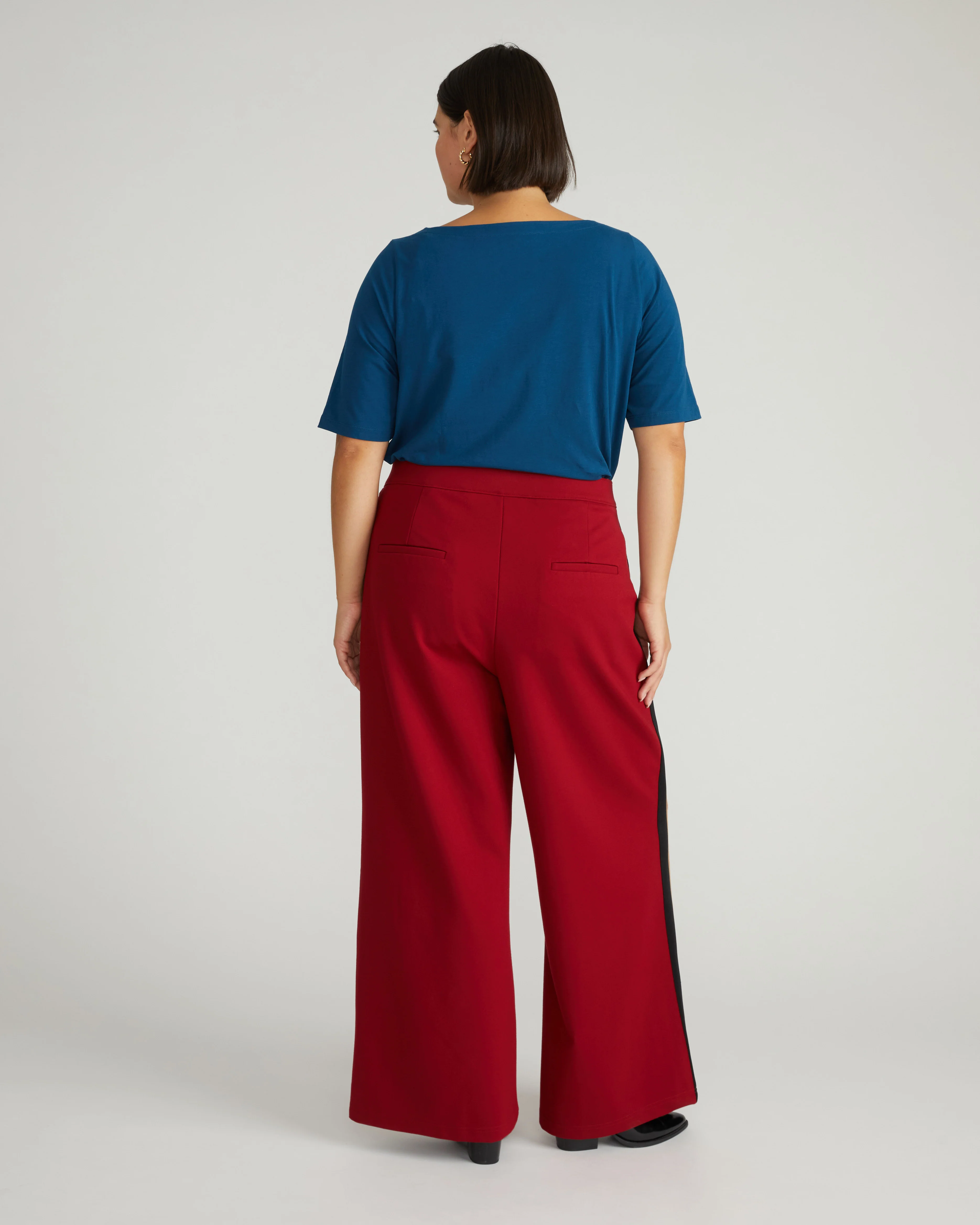 Bella Boatneck Tee - Deep Teal - Image 3