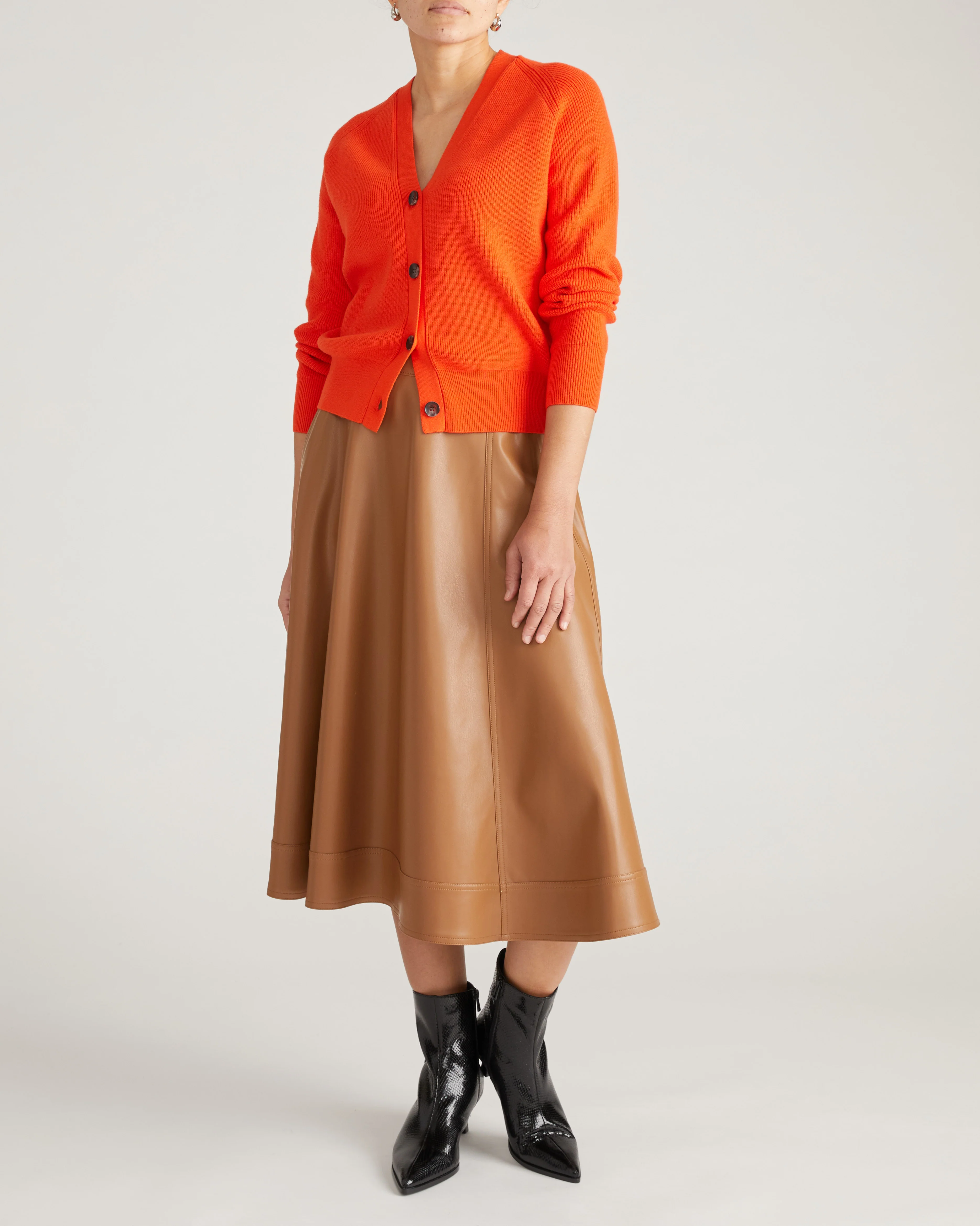 Better-Than-Wool Cardigan - Orange Flame - Image 5