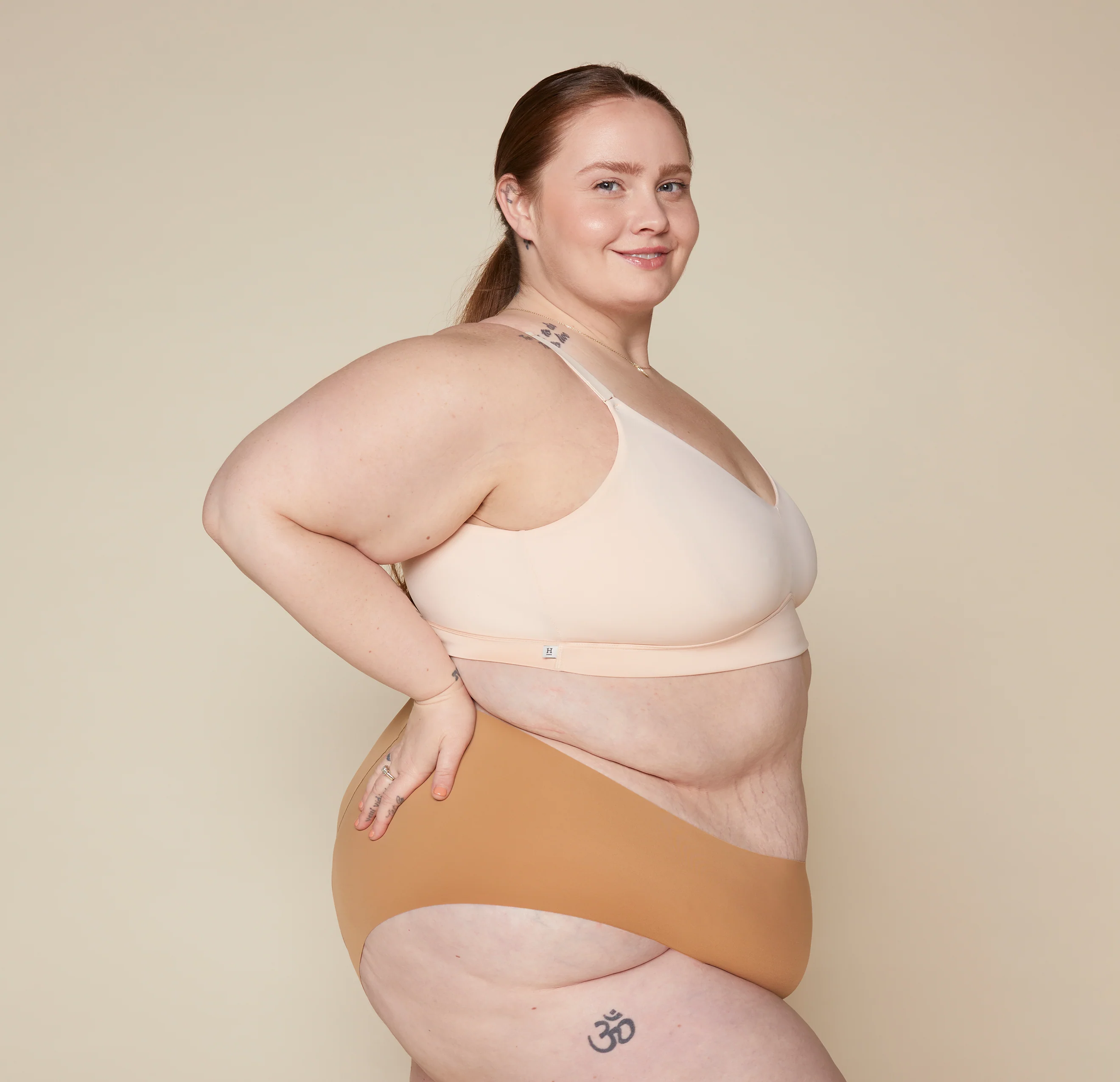 Bliss Triangle Bralette - Rose - Image 6