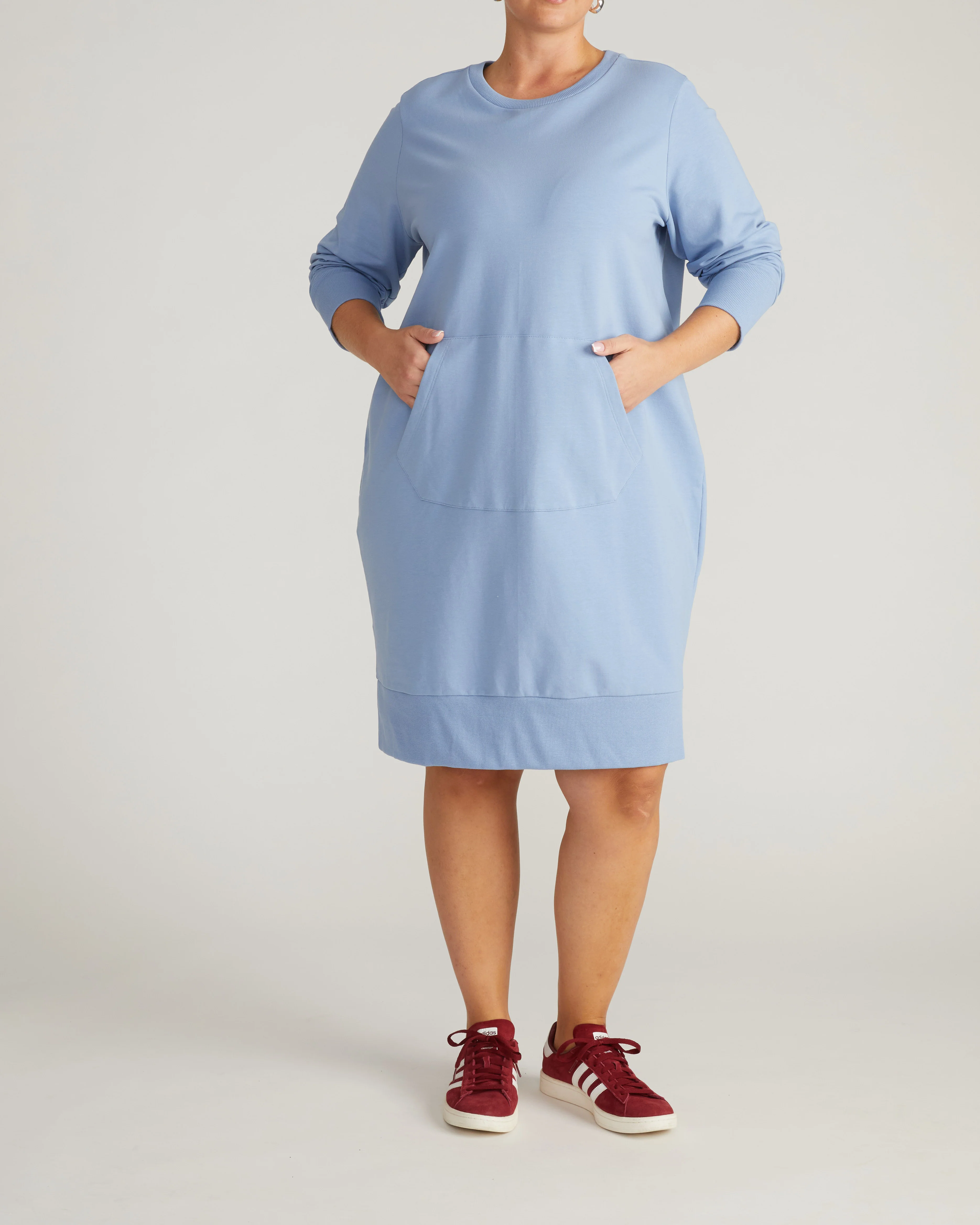 Bree Sweatshirt Dress - Graceful Blue - Image 4