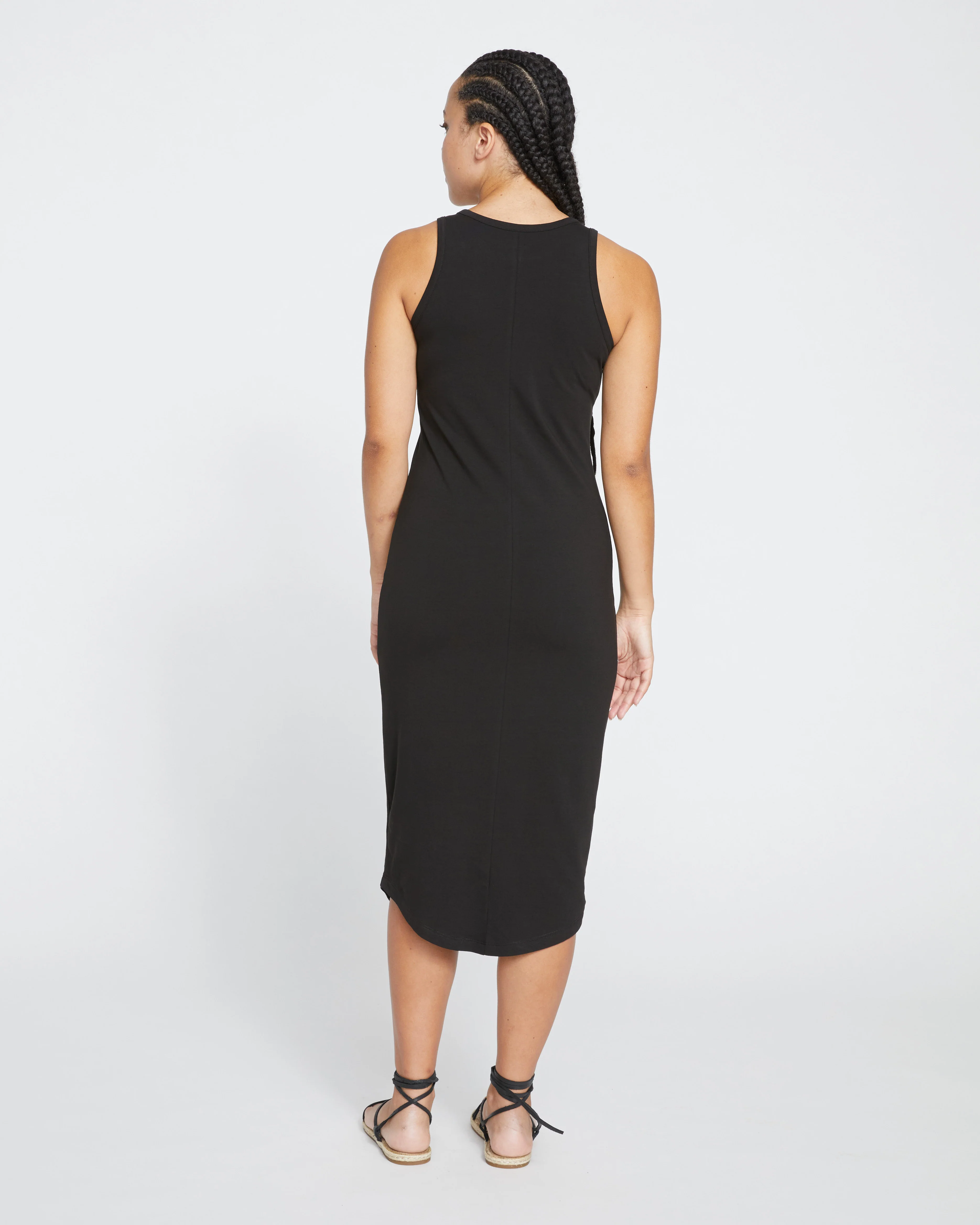 Cai High Neck Tank Dress - Black - Image 4