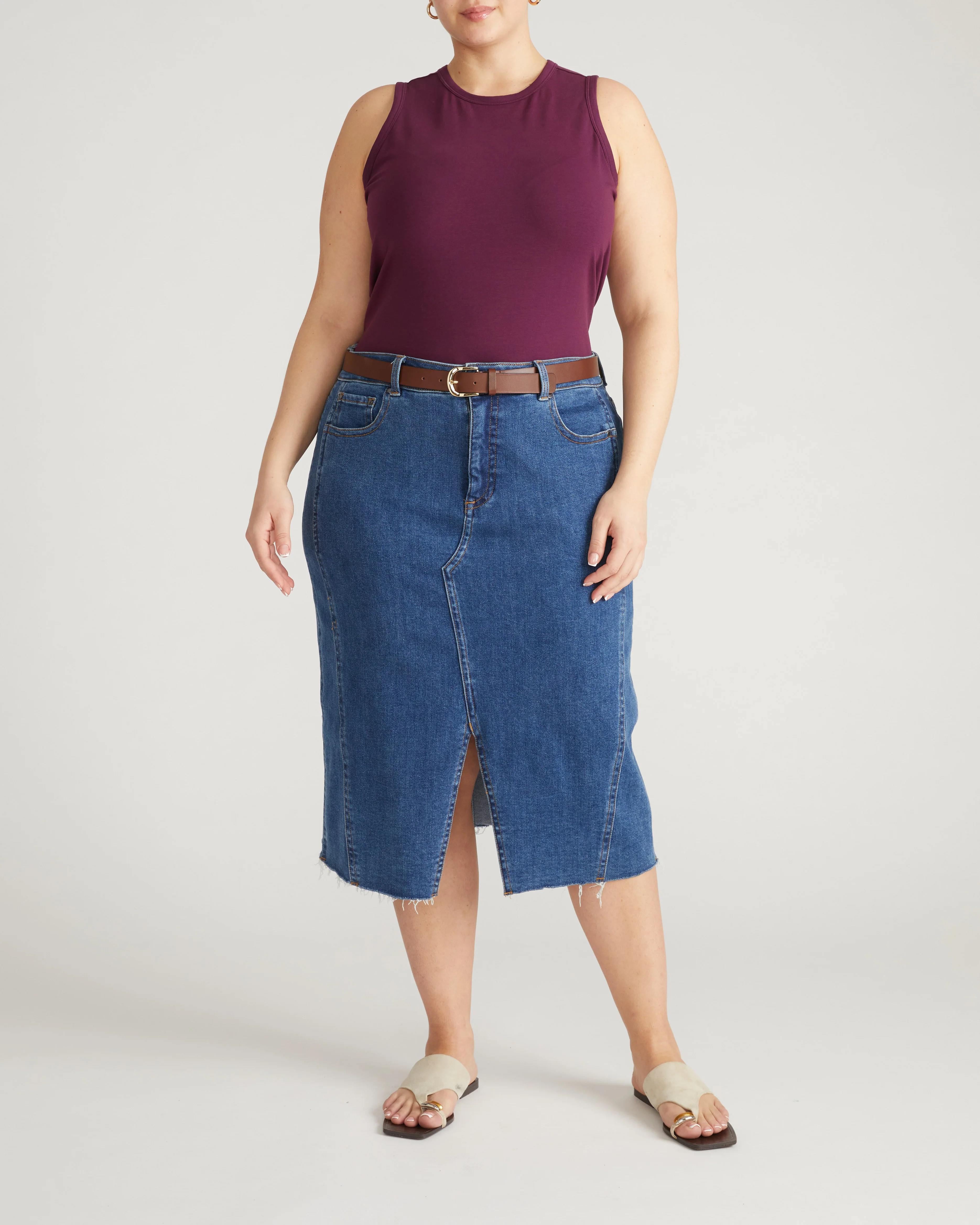 Cai High Neck Tank - Gamay - Image 2