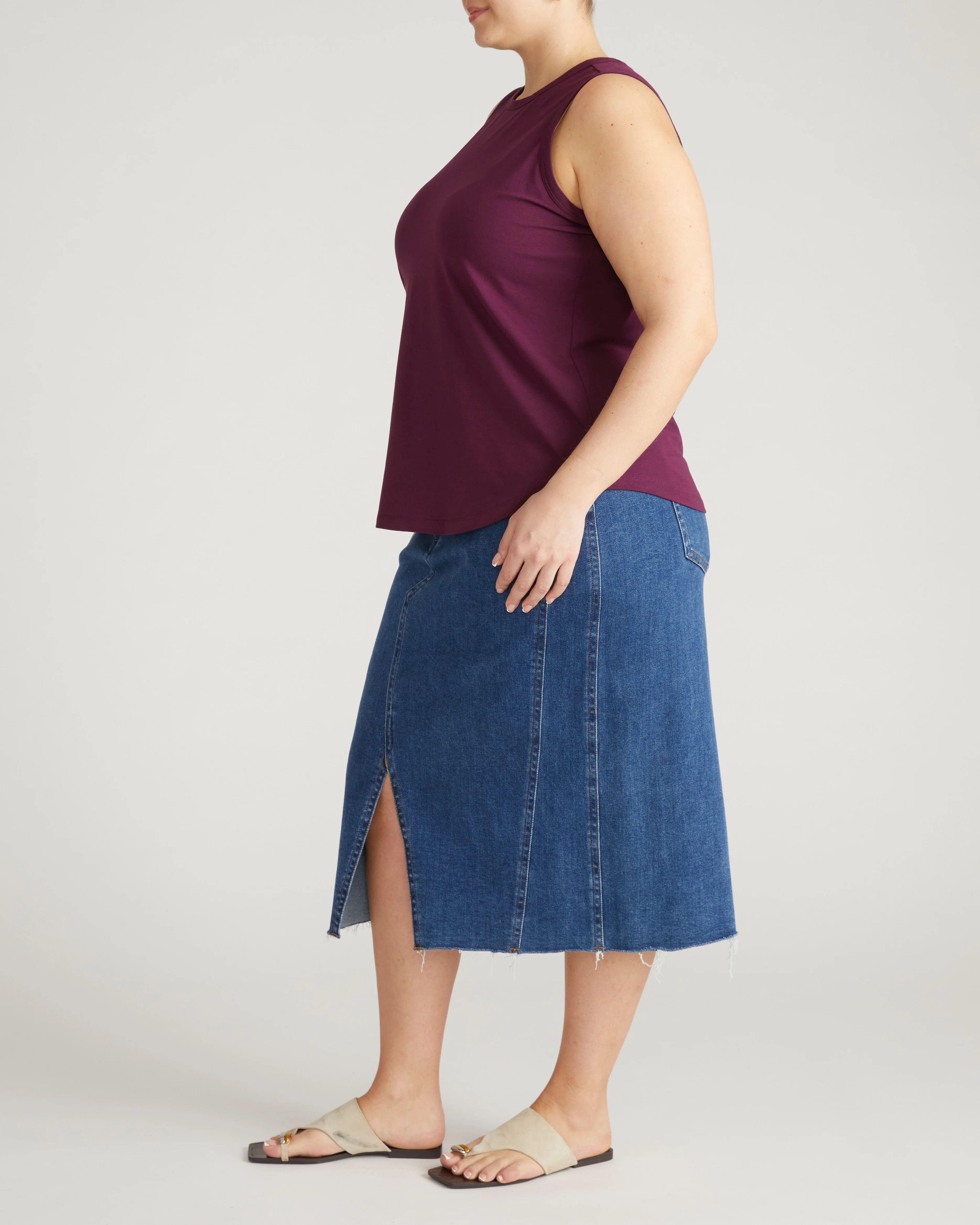 Cai High Neck Tank - Gamay - Image 3