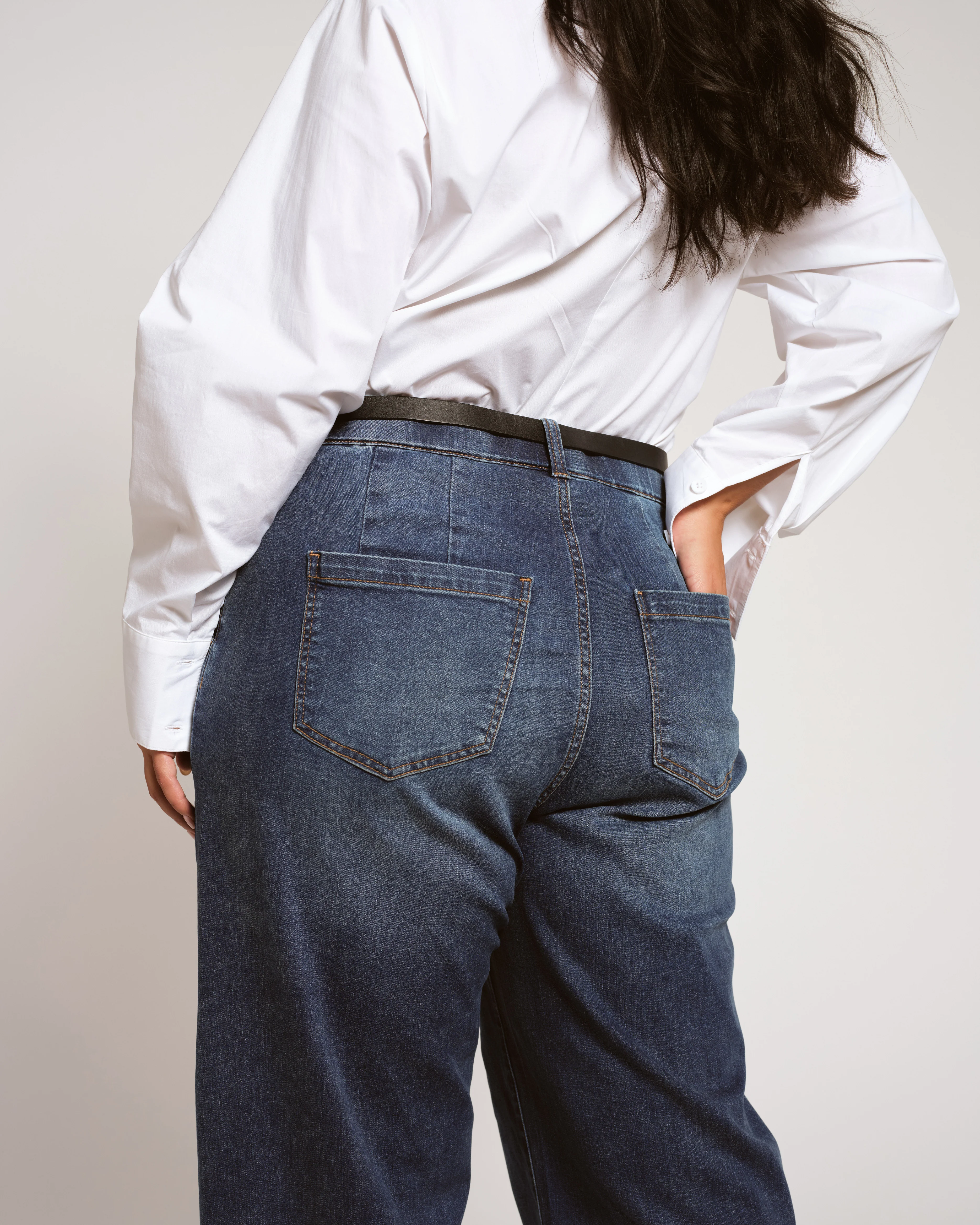 Carol High Rise High Stretch Jeans - Saint Lawrence Blue - Image 3