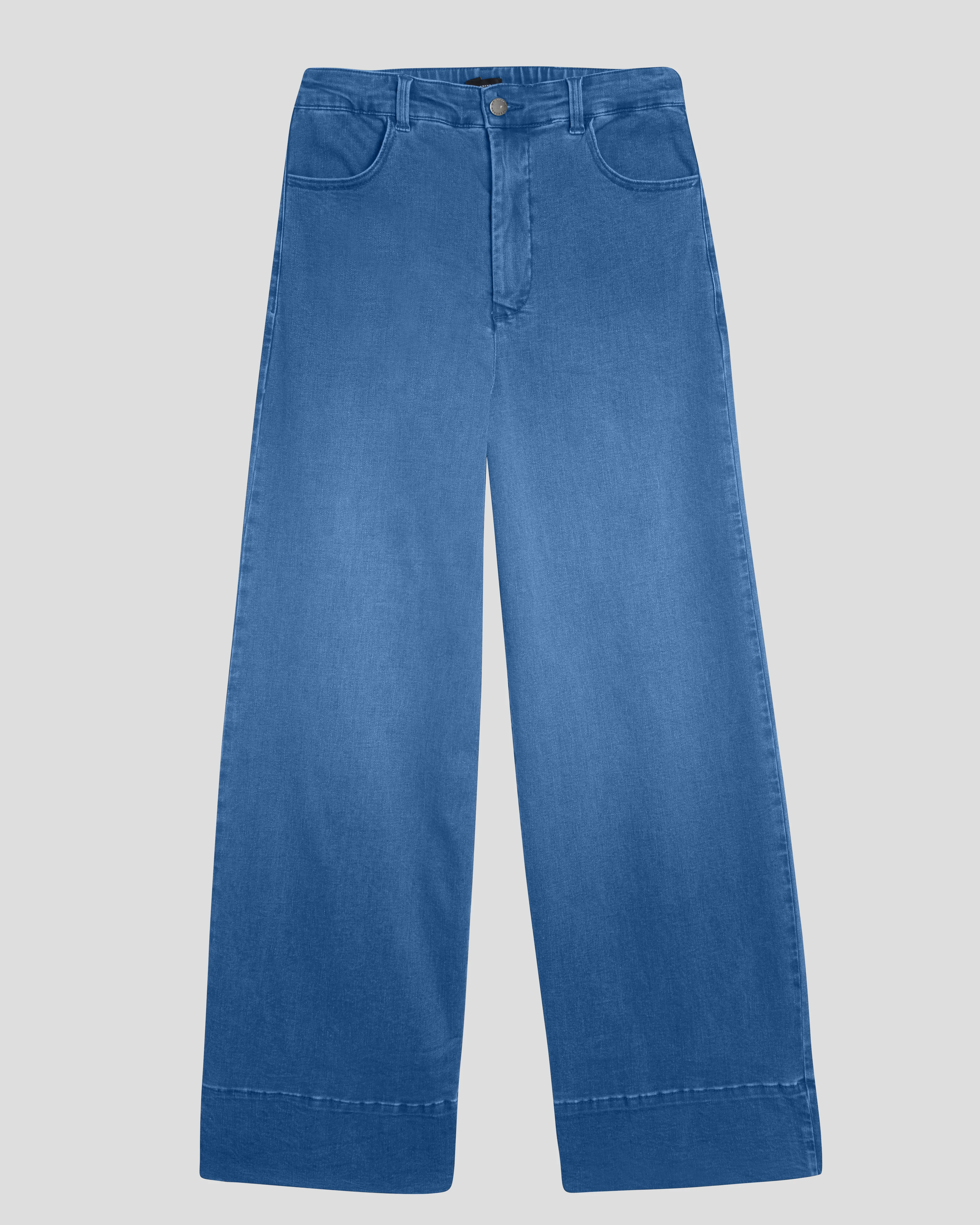 Carrie High Rise Wide Leg Jeans - True Blue - Image 13
