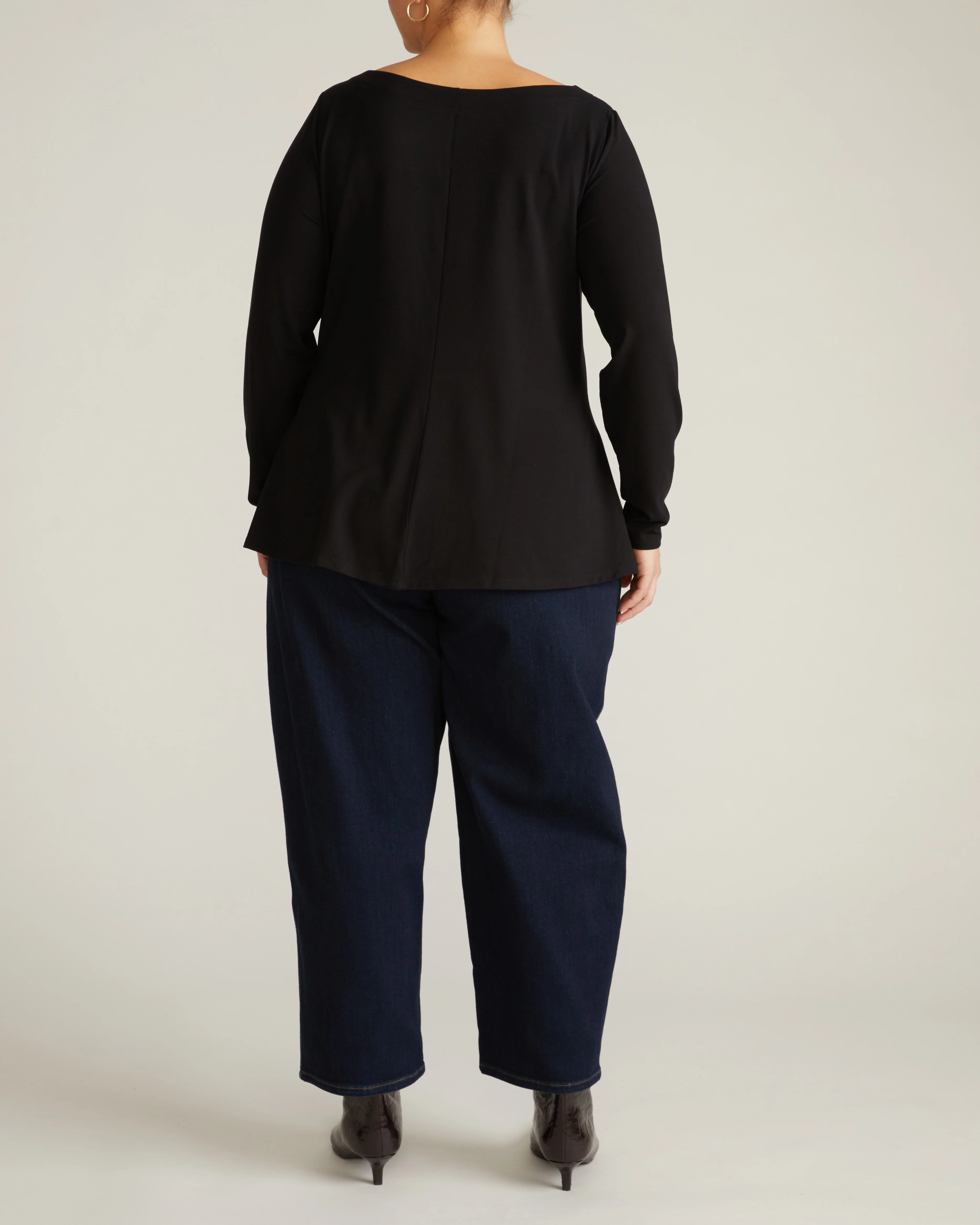 Cassandra Divine Jersey Top - Black - Image 4
