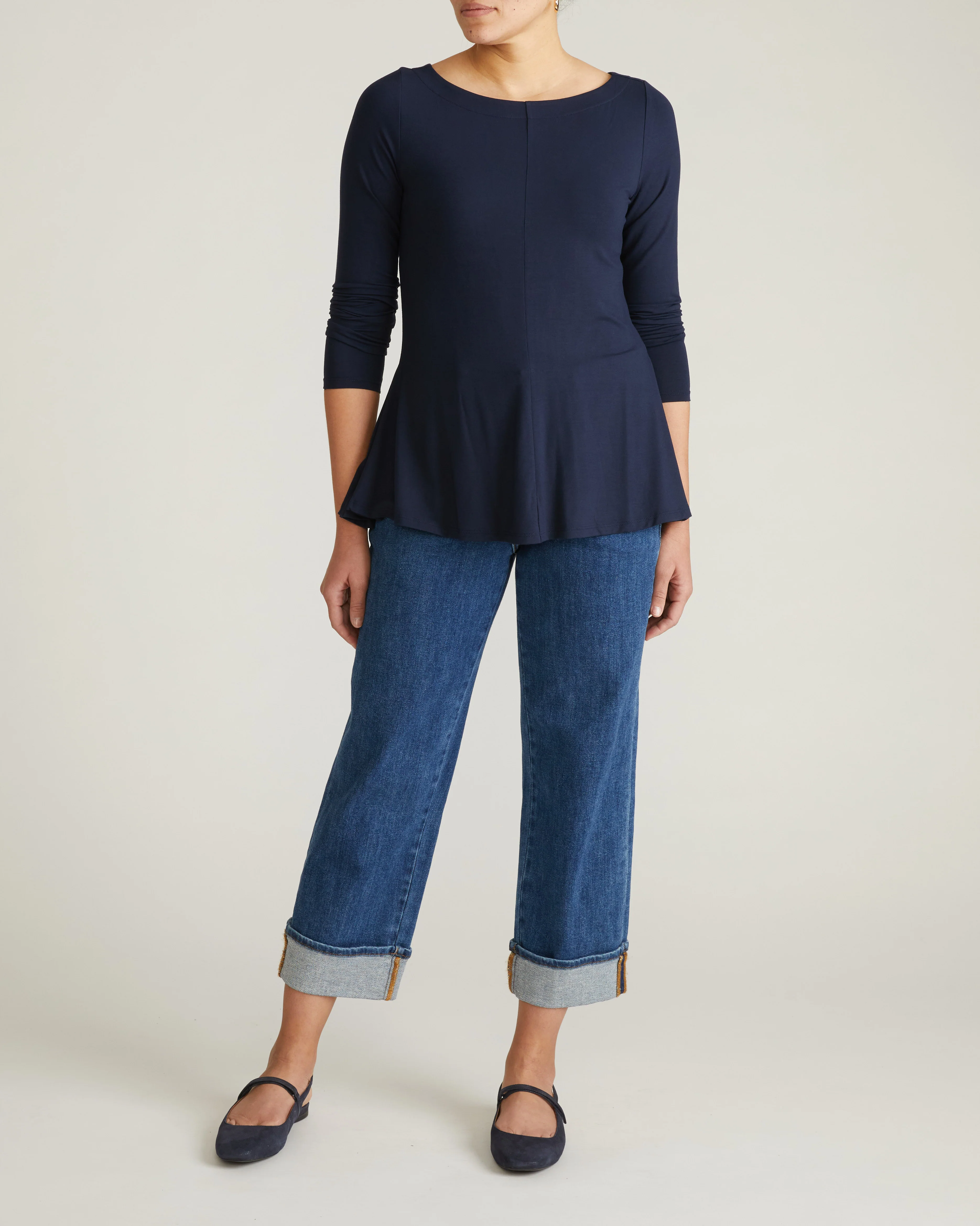 Cassandra Divine Jersey Top - Midnight - Image 2