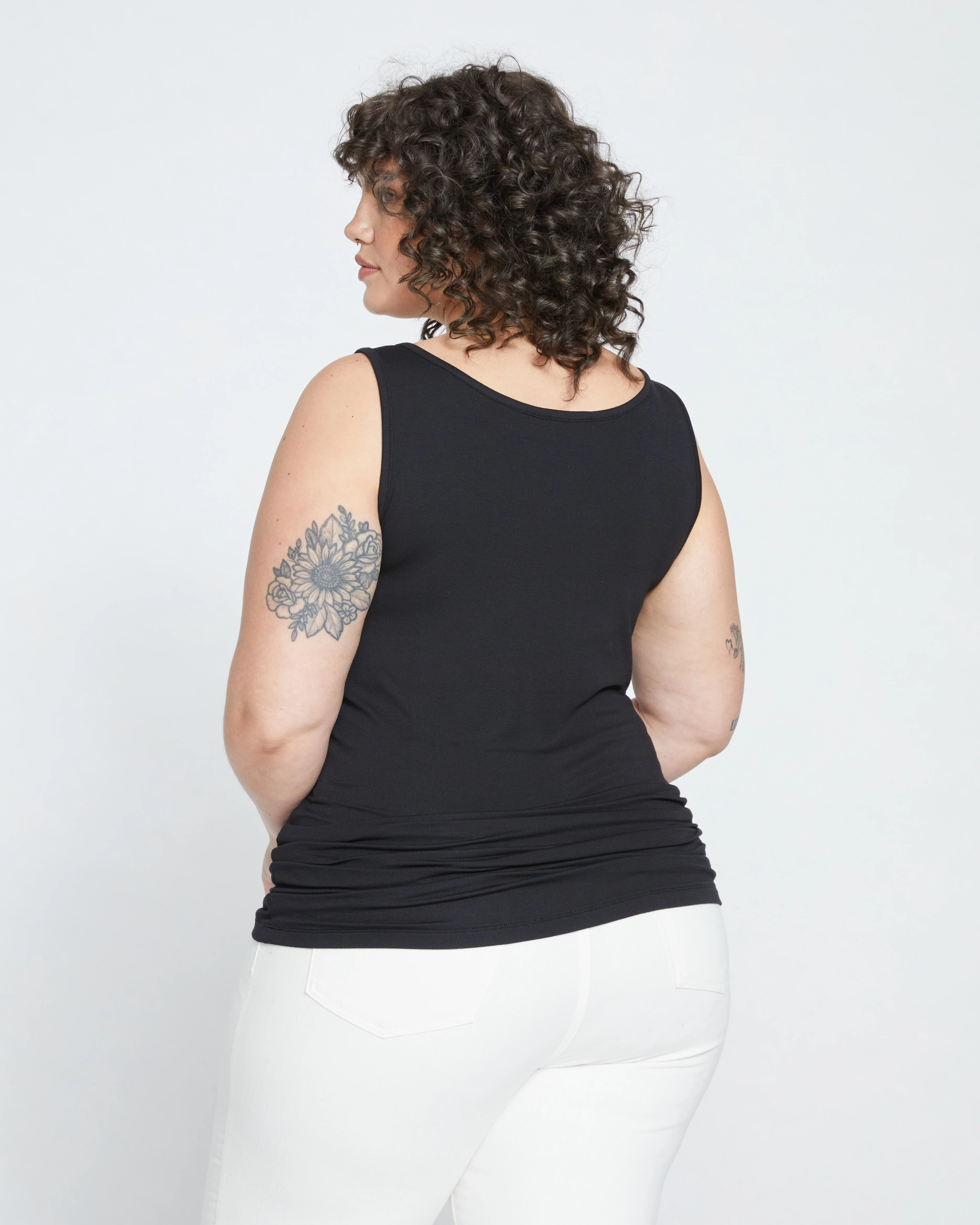 Cloud Rib Tank - Black - Image 7
