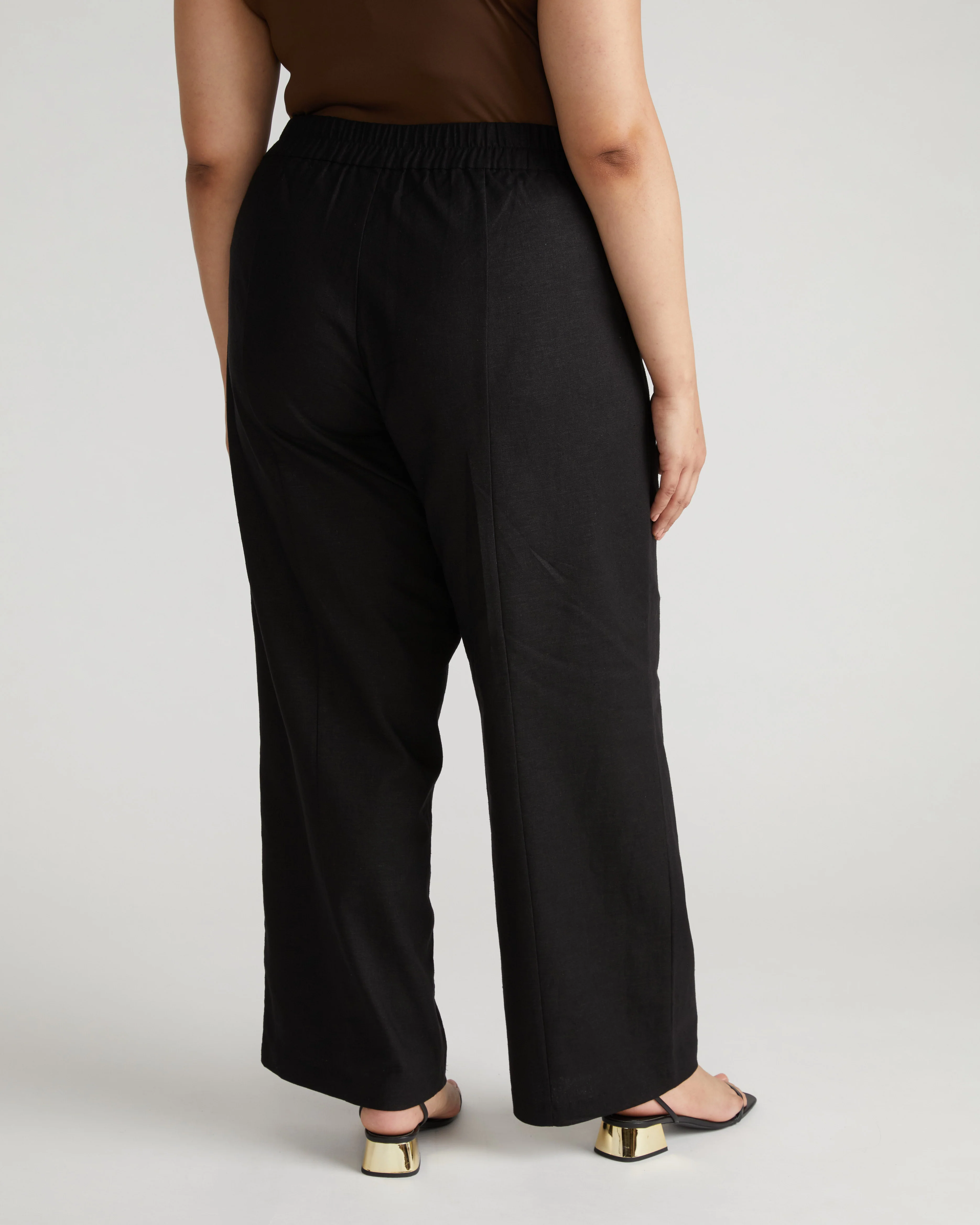Coastal Linen Pants - Black - Image 6