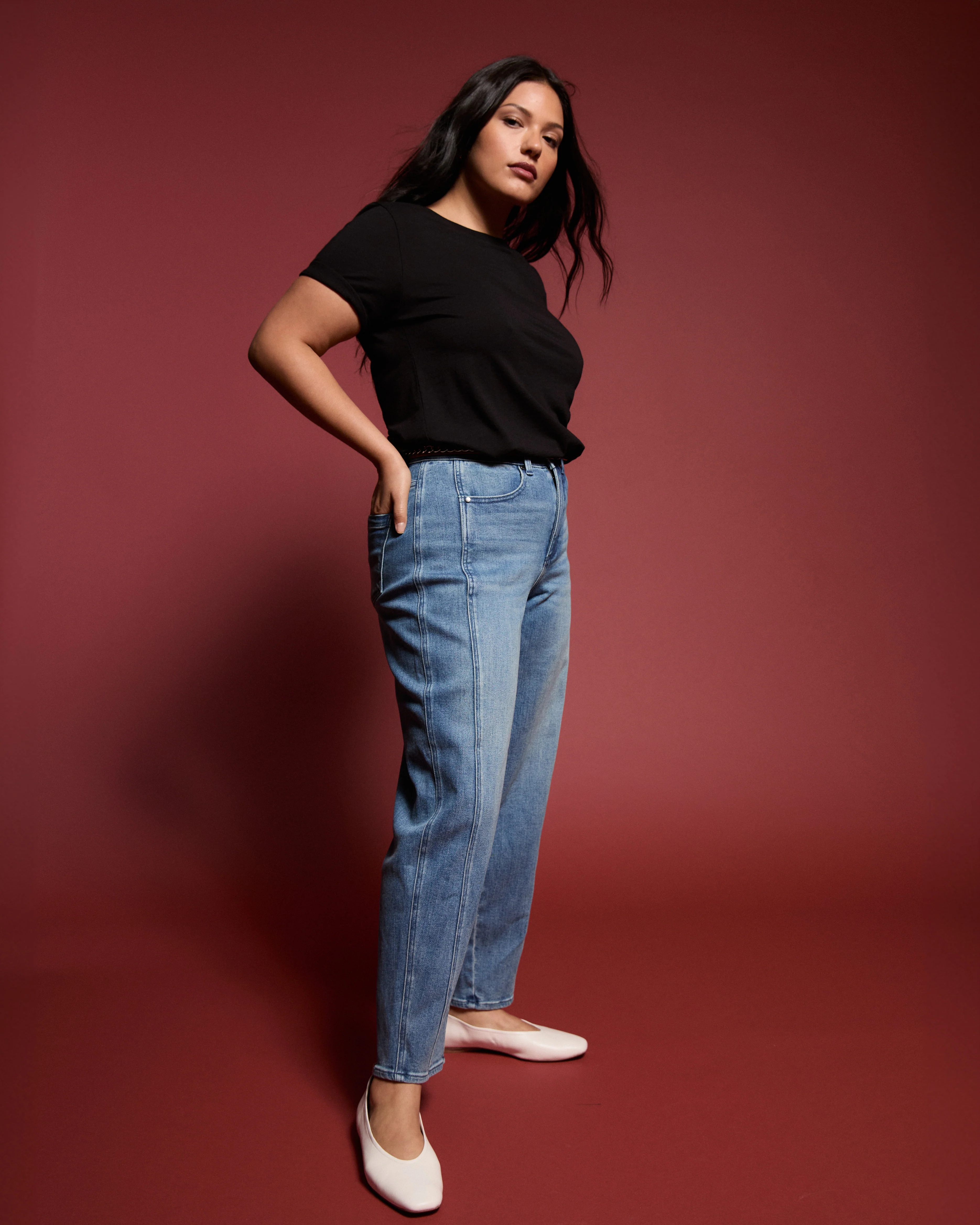 Dakota Twisted Leg Jeans - Montana Blue - Image 3