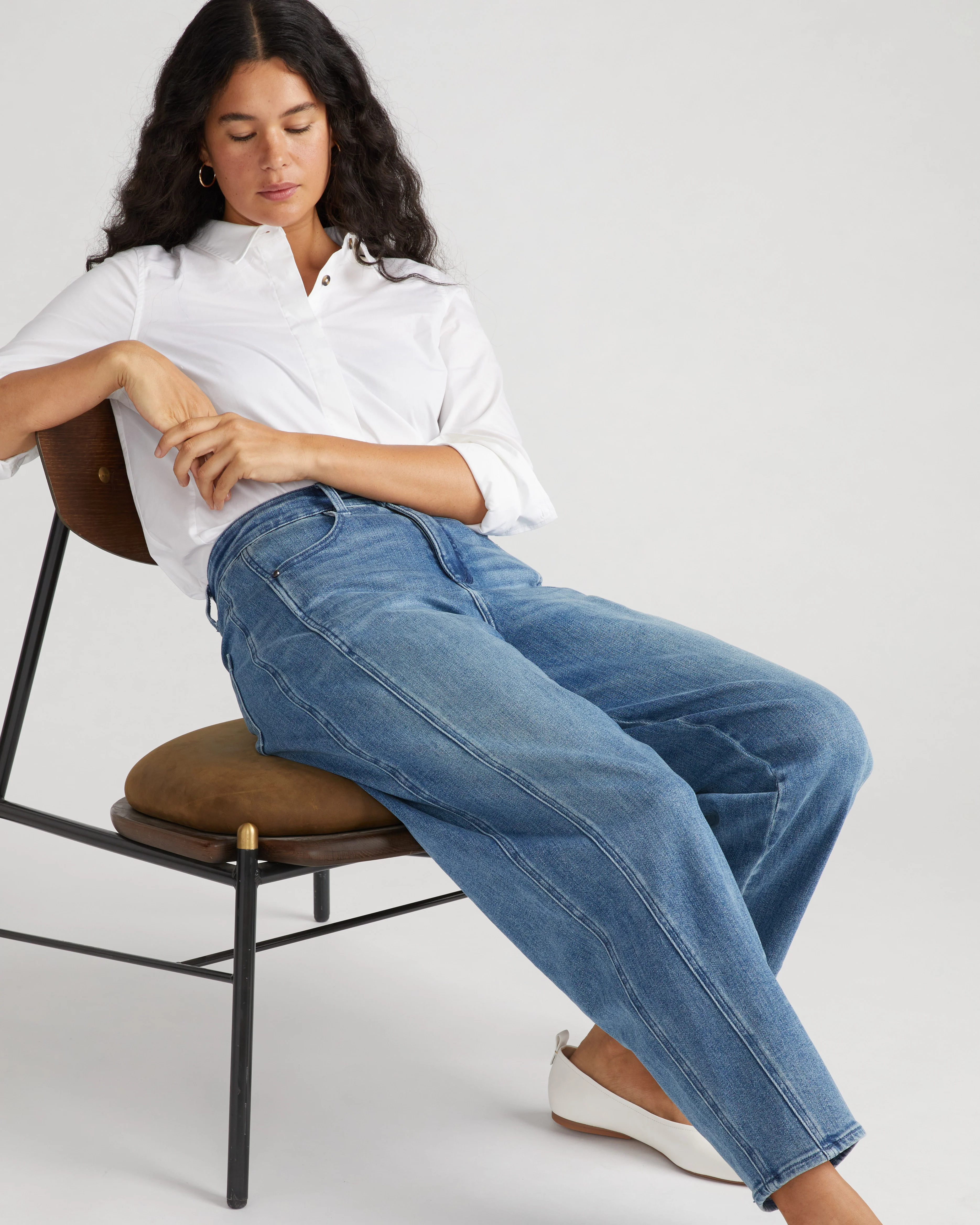 Dakota Twisted Leg Jeans - Montana Blue - Image 5