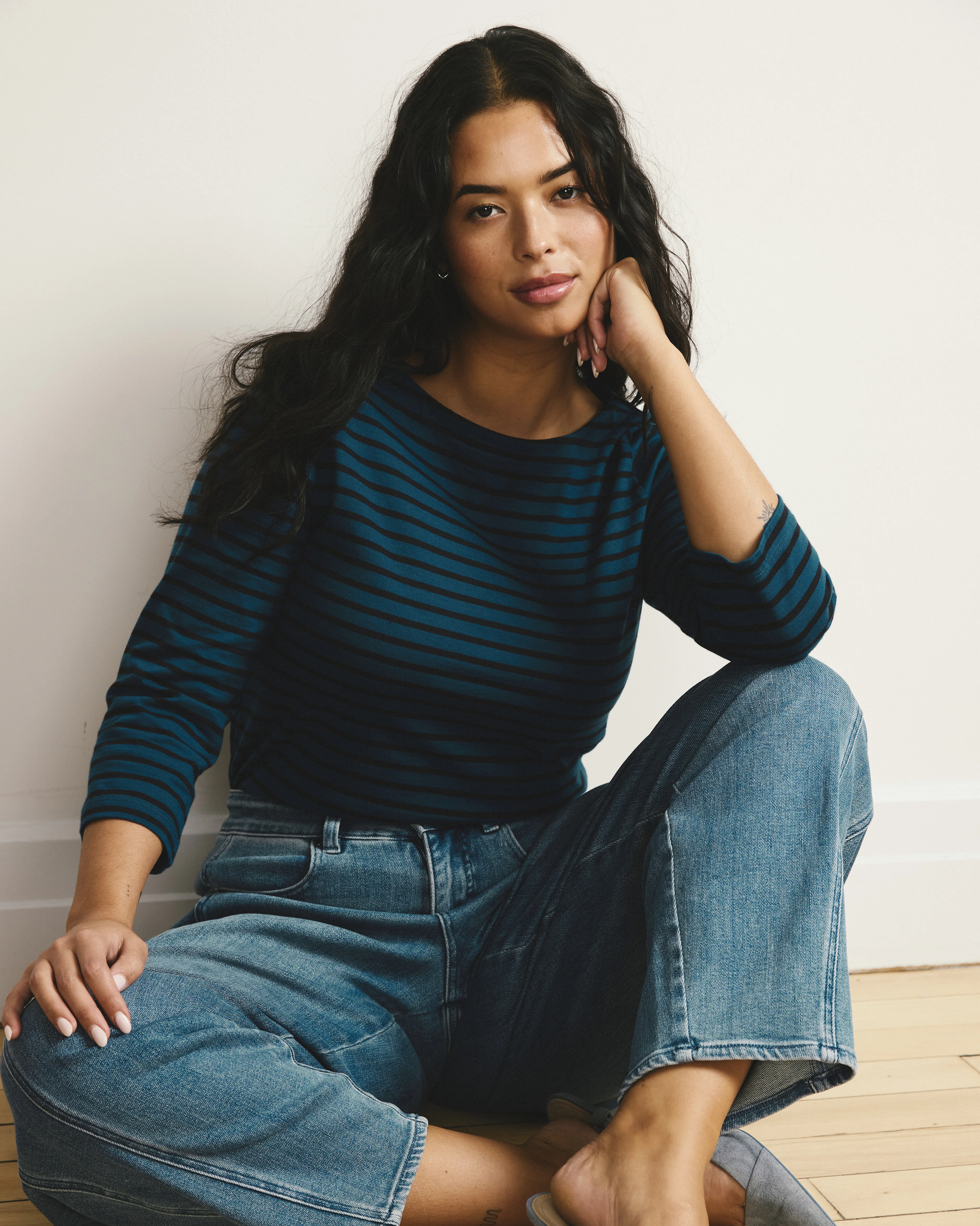 Dakota Twisted Leg Jeans - Montana Blue - Image 7