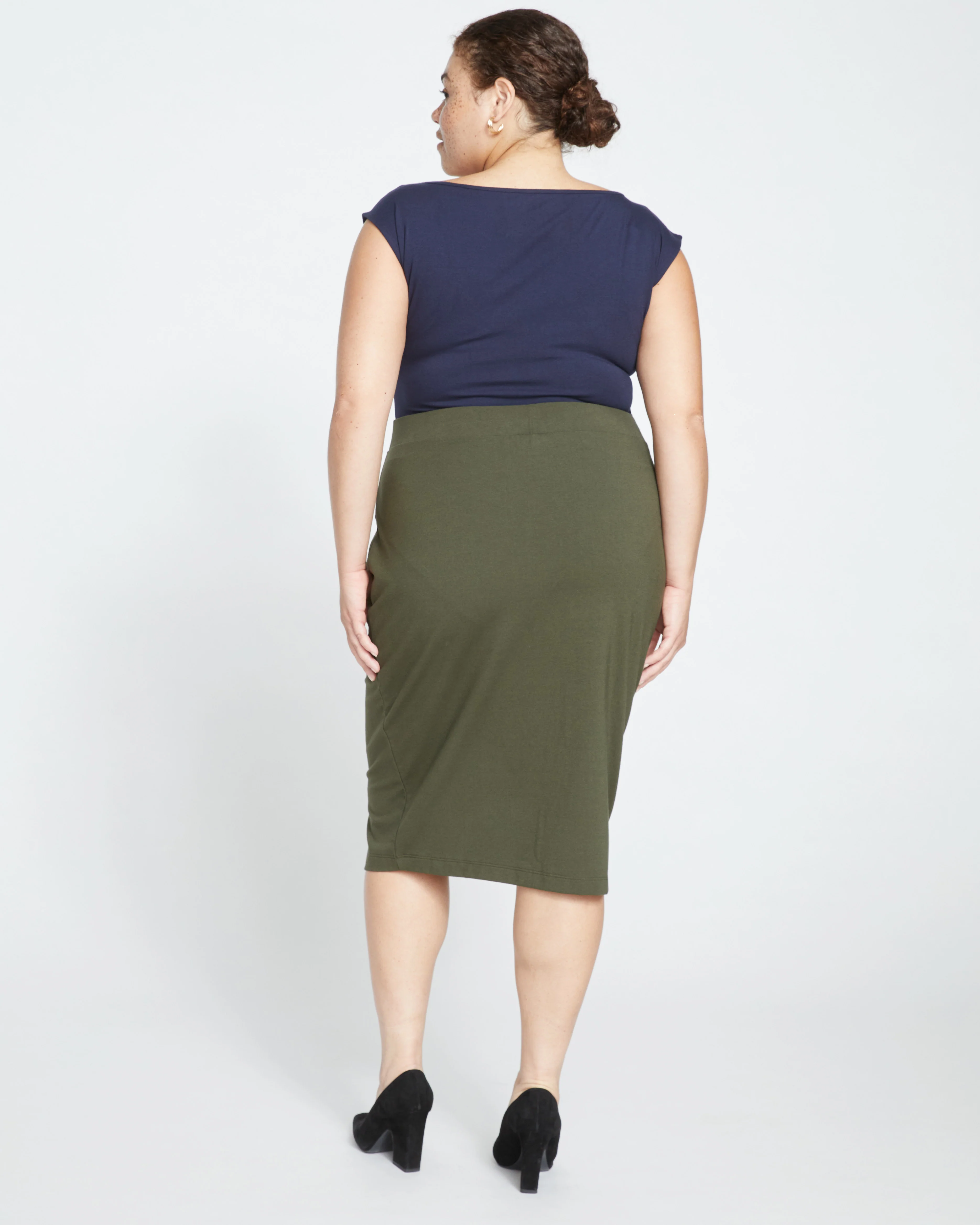 Danube Jersey Skirt - Nori - Image 5