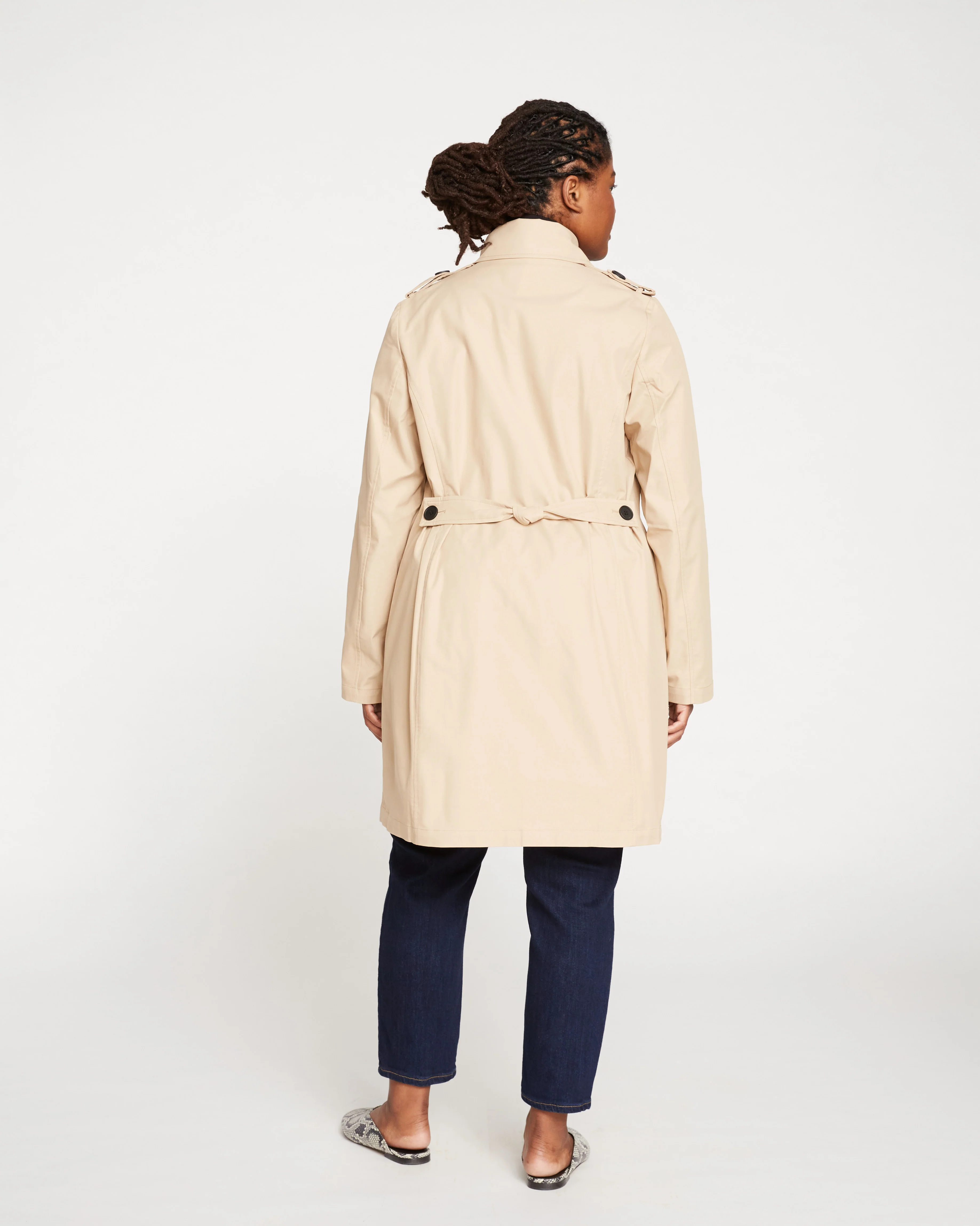 Derjon Trench Coat - Khaki - Image 13