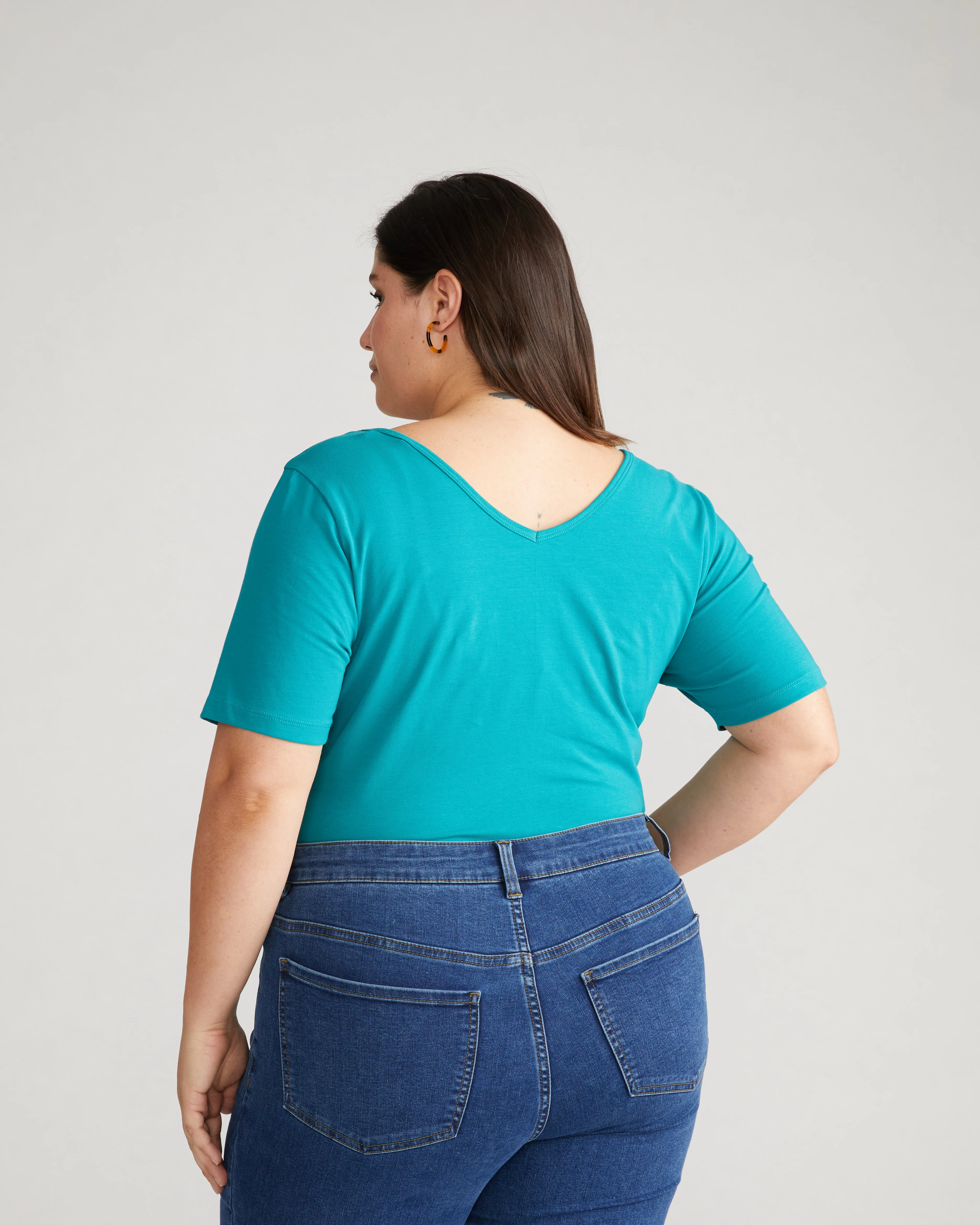 Double V Tee - Aurora - Image 3