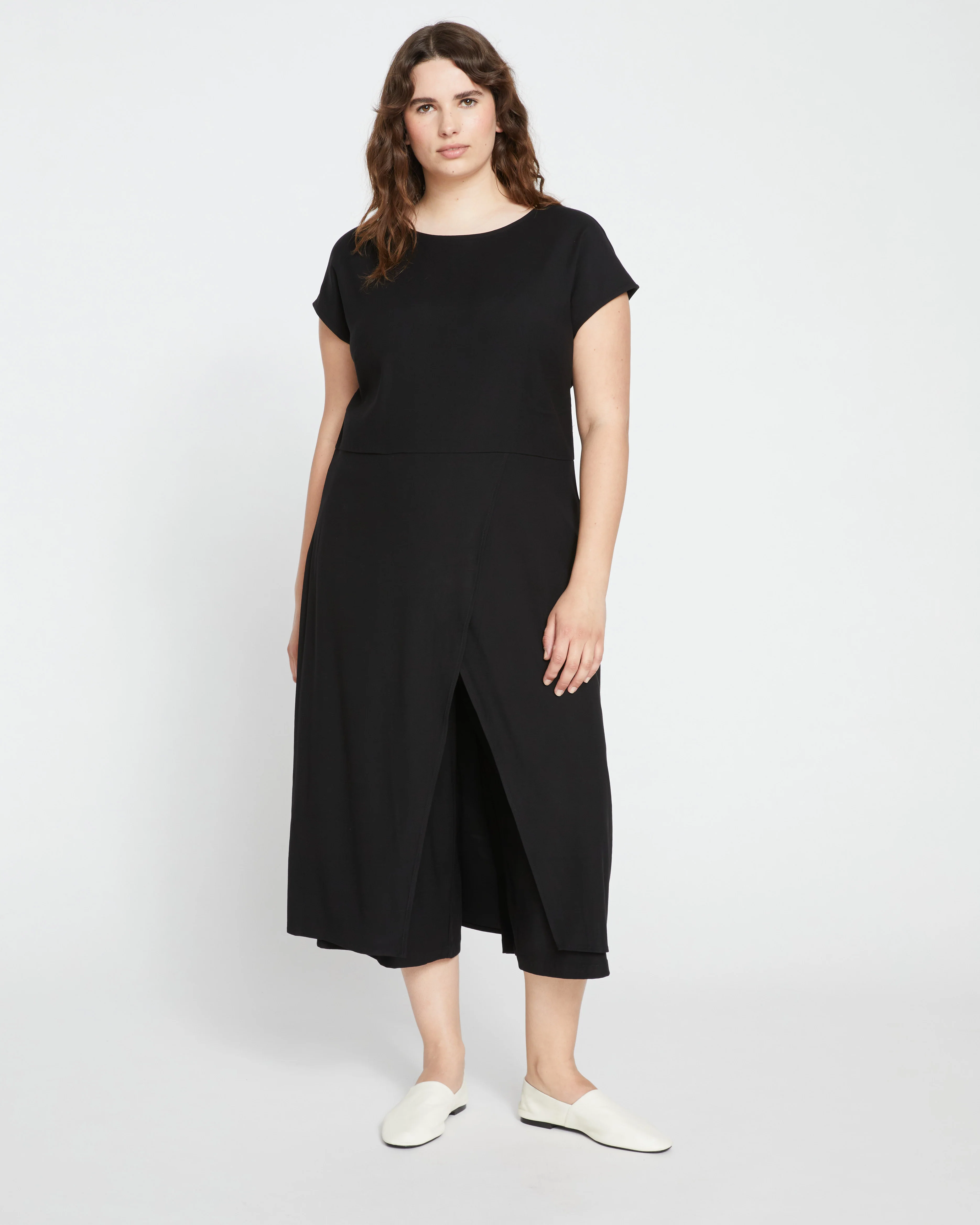 Elvo Double Luxe Culottes - Black - Image 5