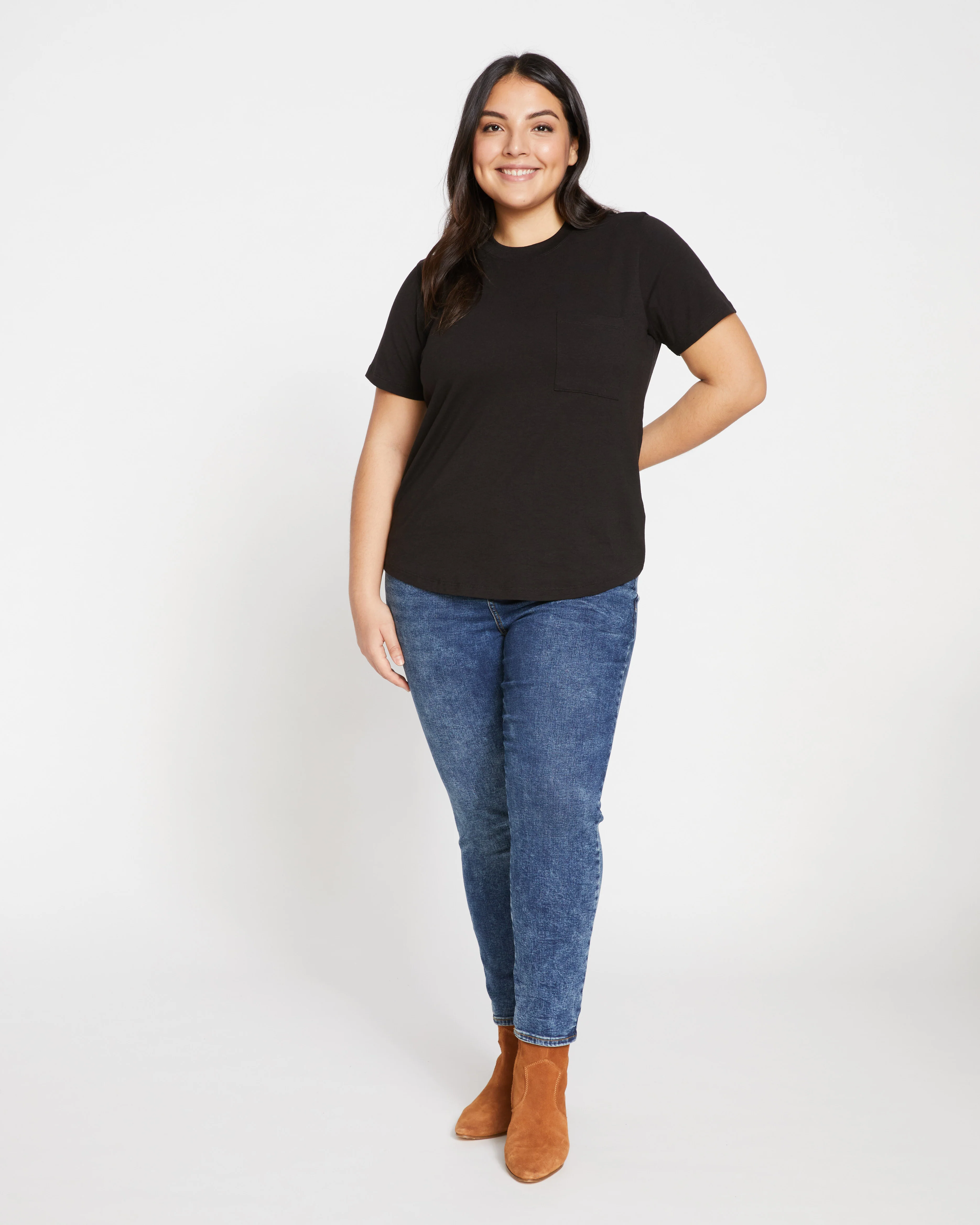 Garcon Tee - Black - Image 3
