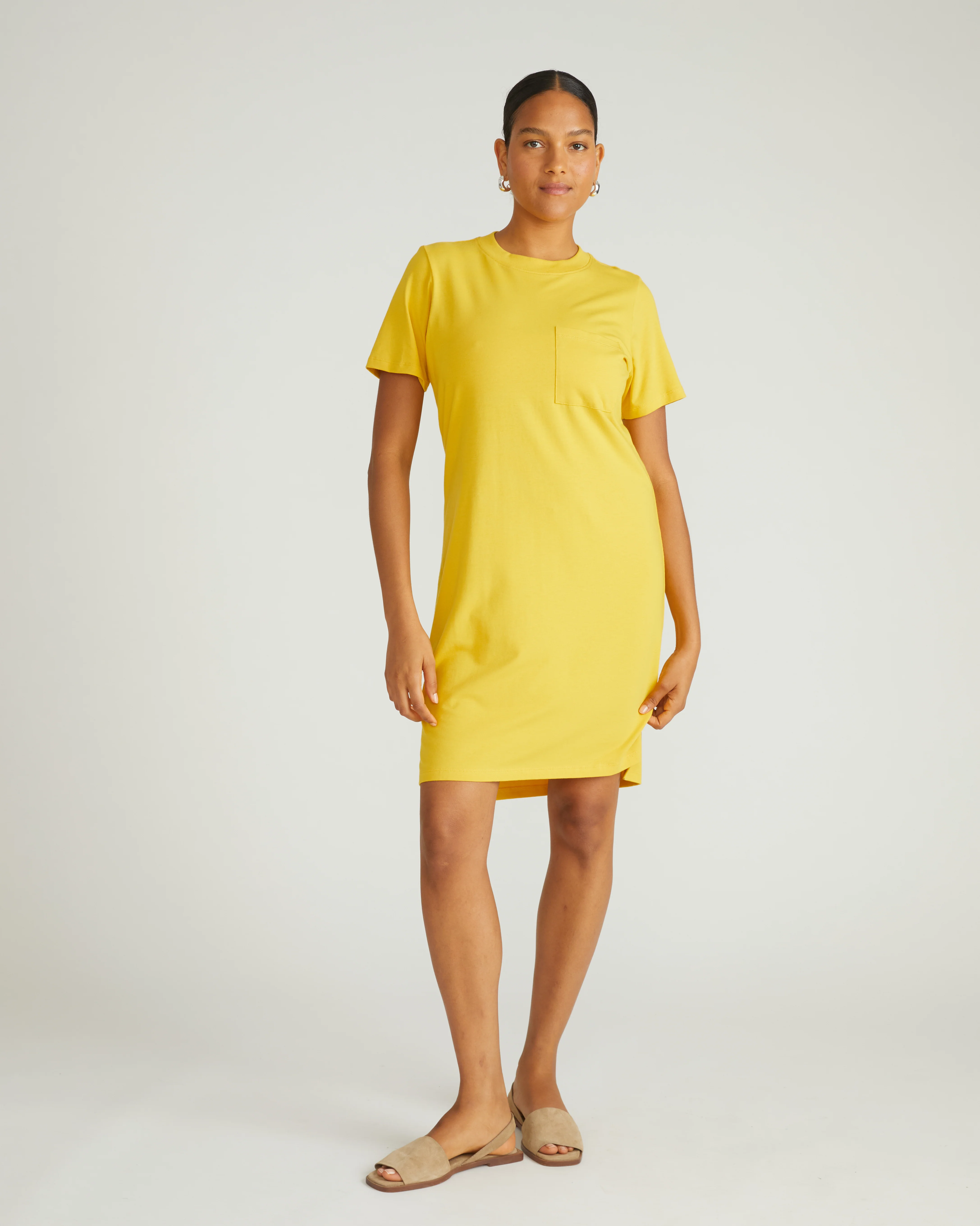 Garcon Tee Dress - Yellow - Image 2