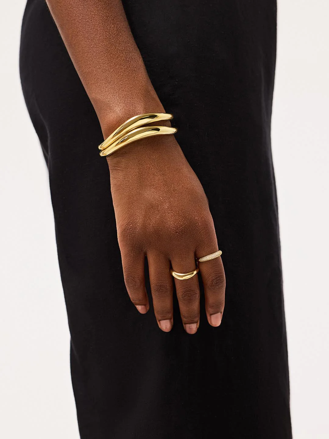 Ana Luisa Gold Bangle Bracelet - Talia - Image 5