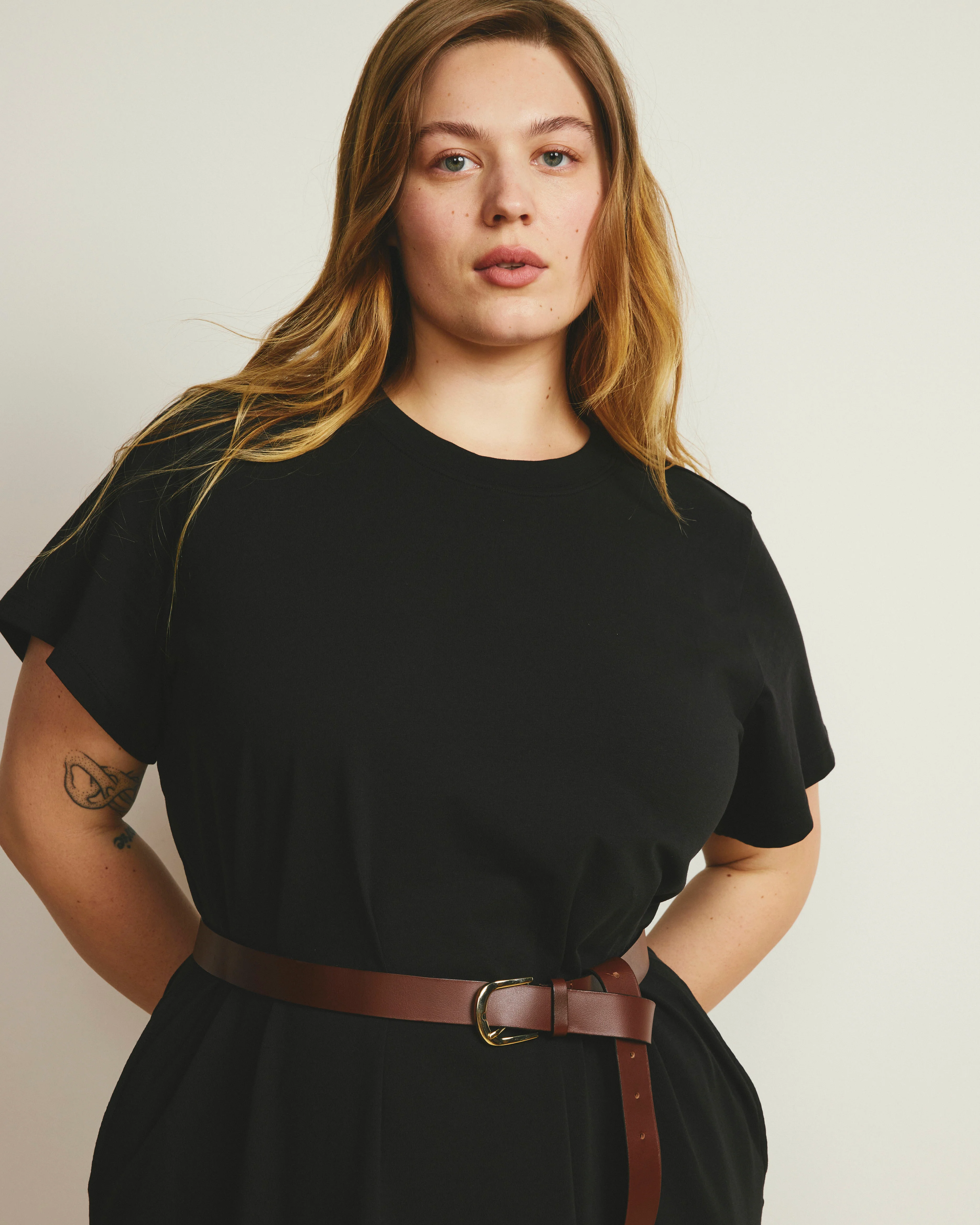 Halie Maxi T-Shirt Dress - Black - Image 4