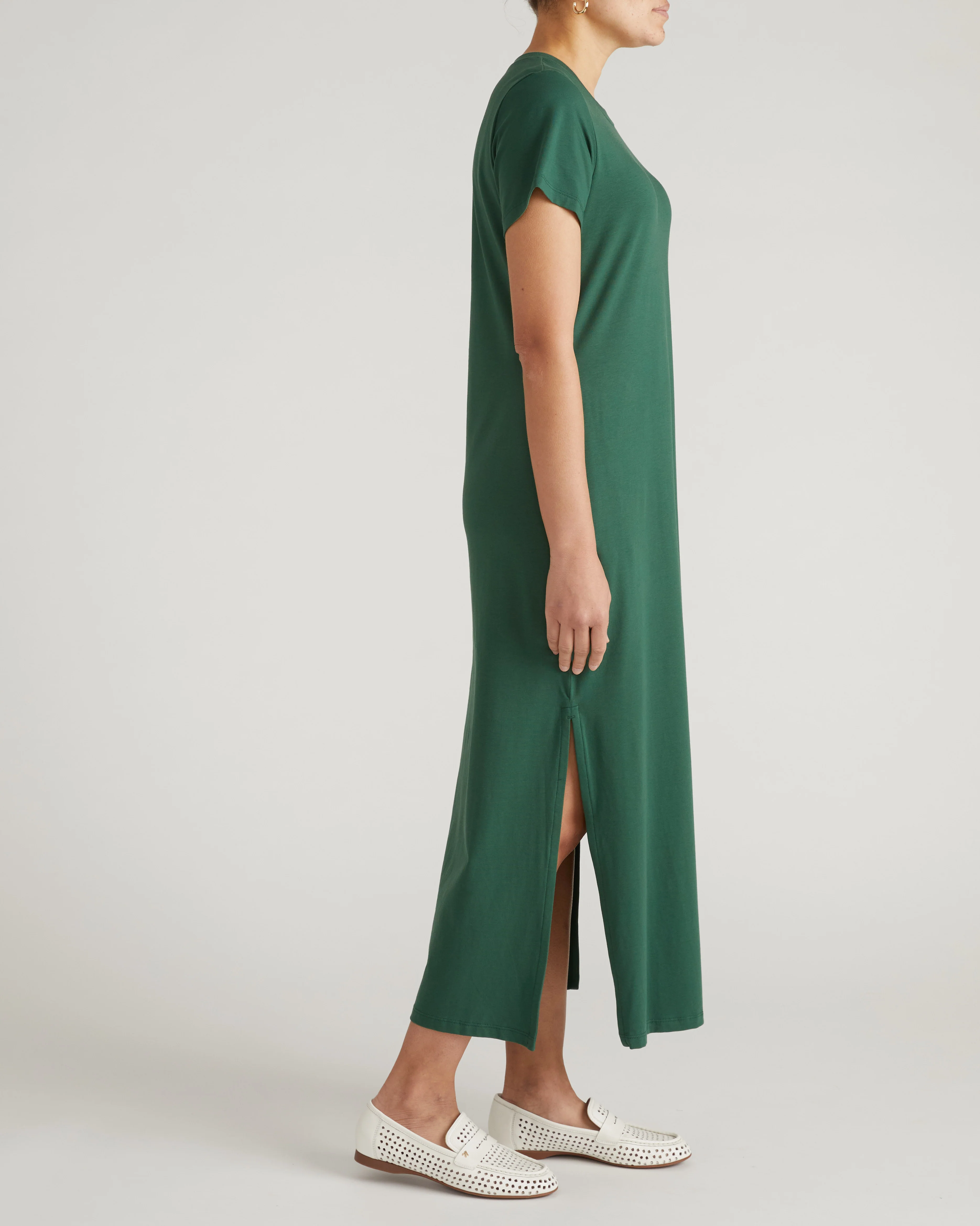 Halie Maxi T-Shirt Dress - Conifer - Image 6