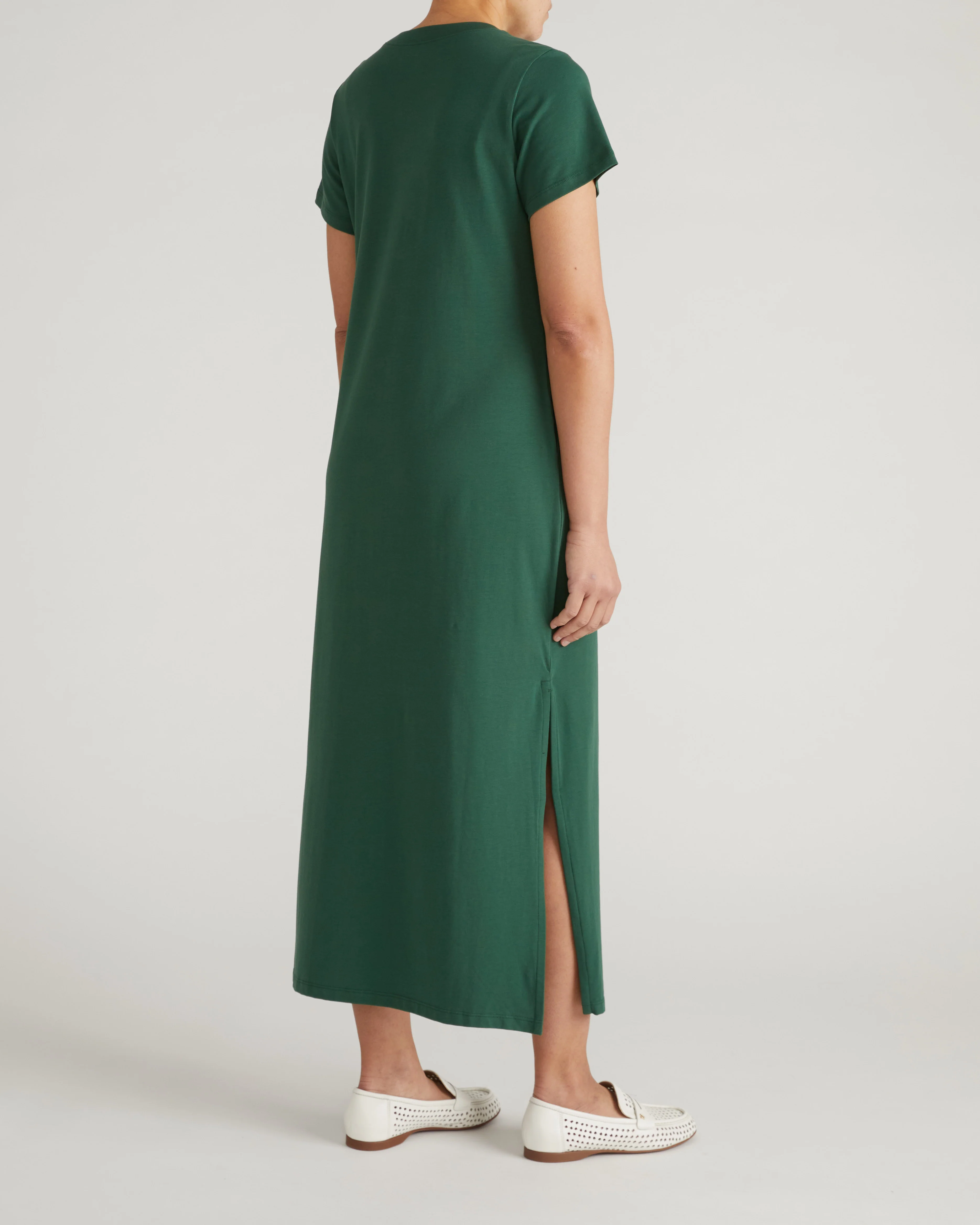 Halie Maxi T-Shirt Dress - Conifer - Image 7