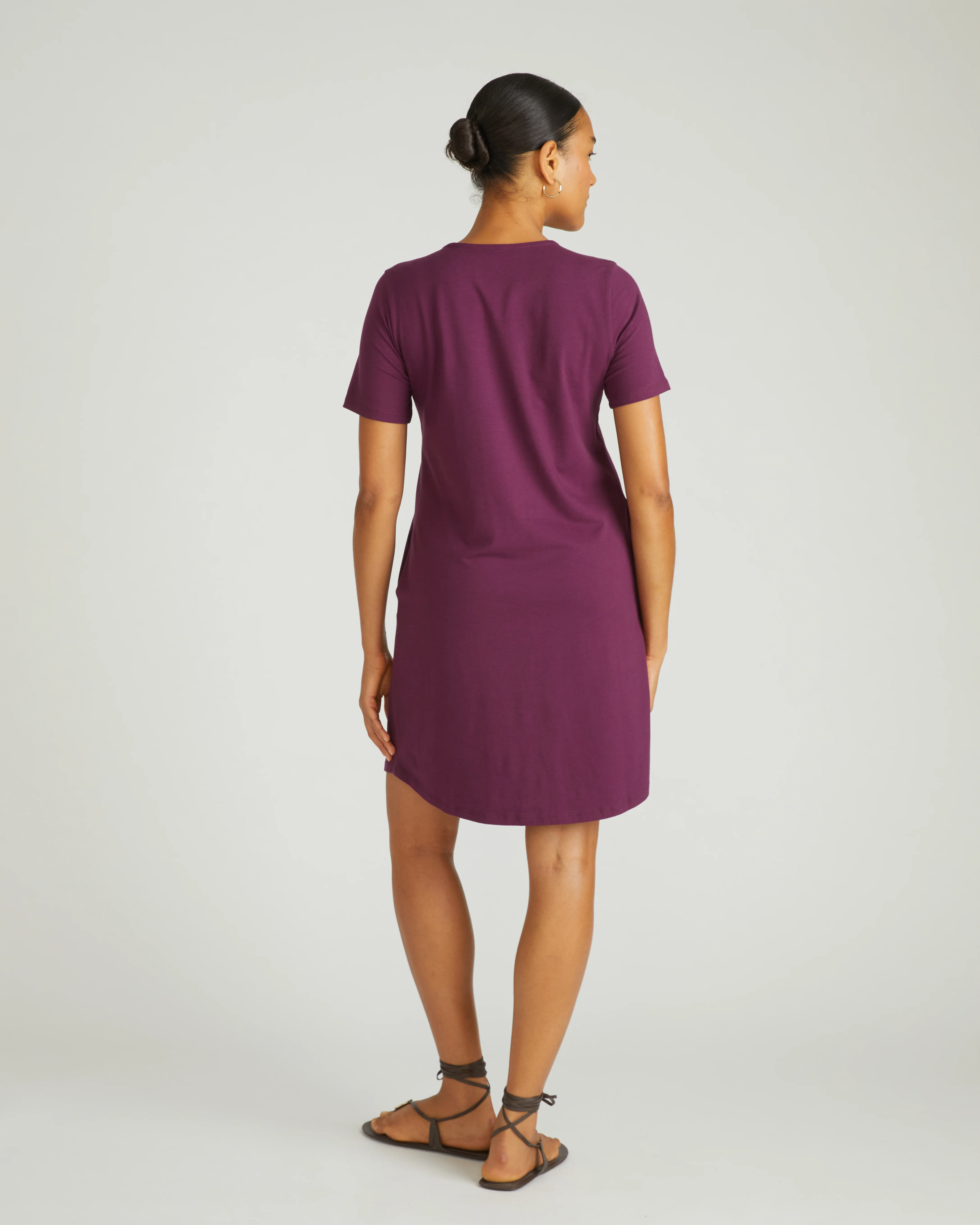 Halie T-Shirt Dress - Gamay - Image 3