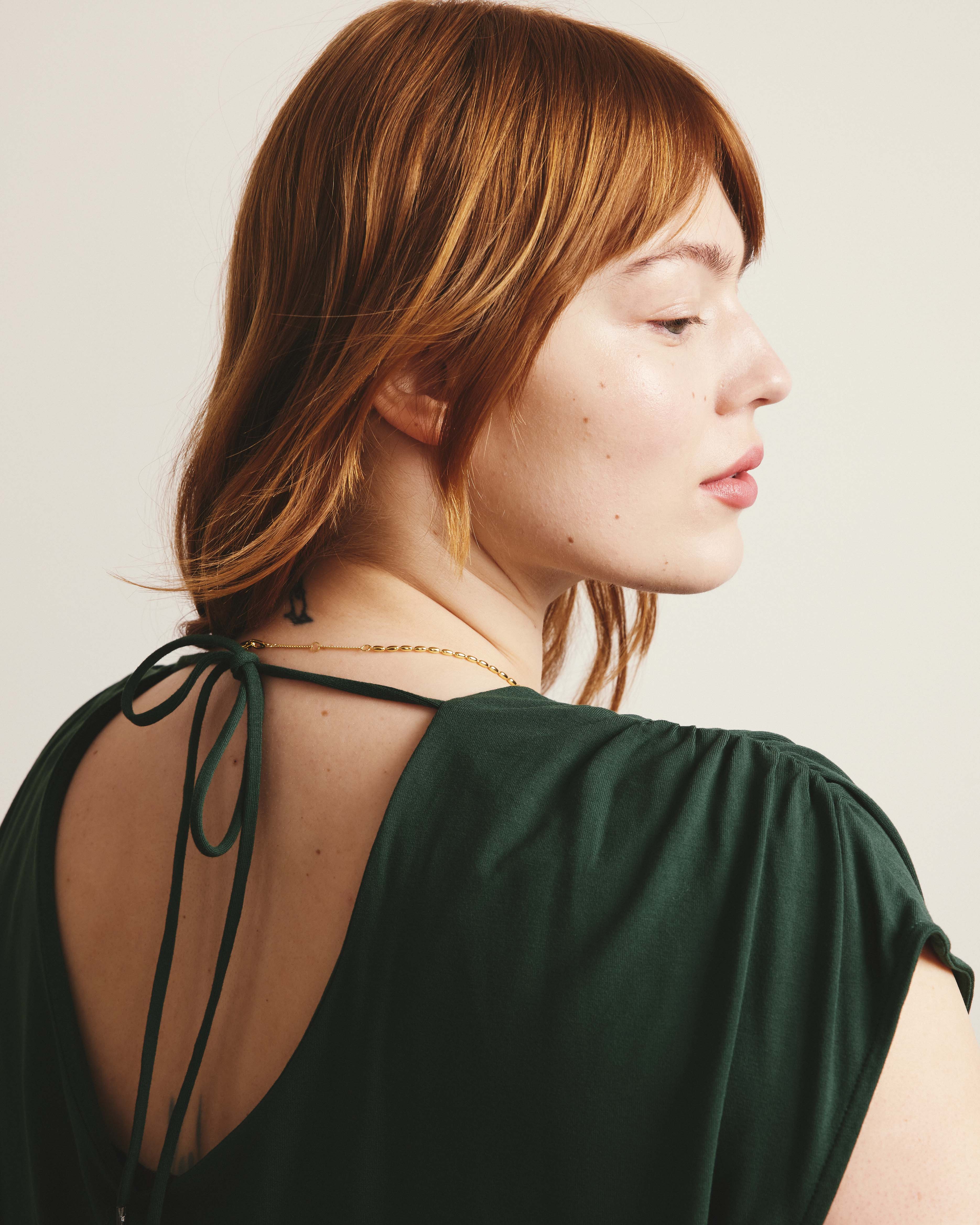 Havana Divine Jersey Dress - Conifer - Image 2