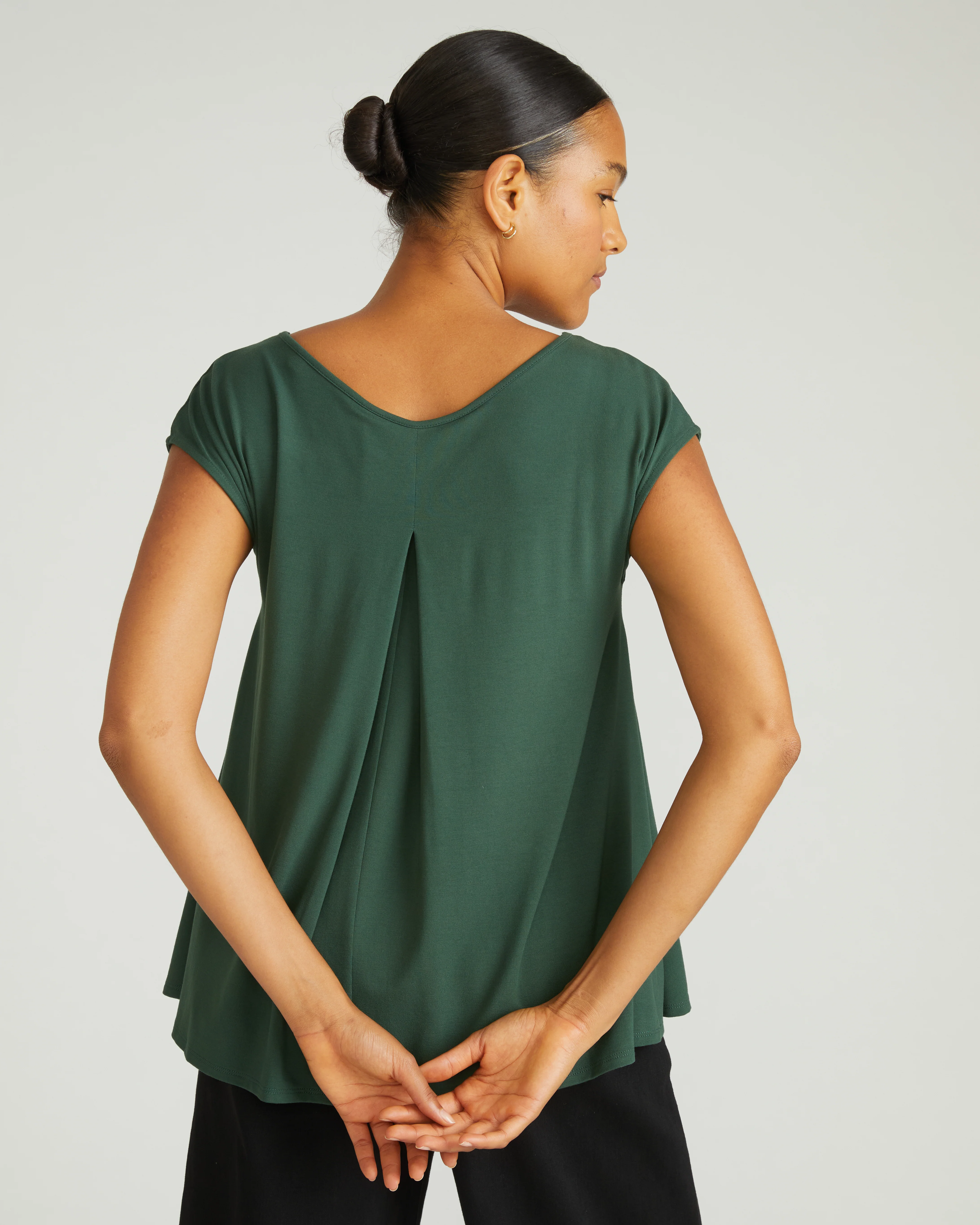 Heatwave Divine Jersey Flared Top - Conifer - Image 6