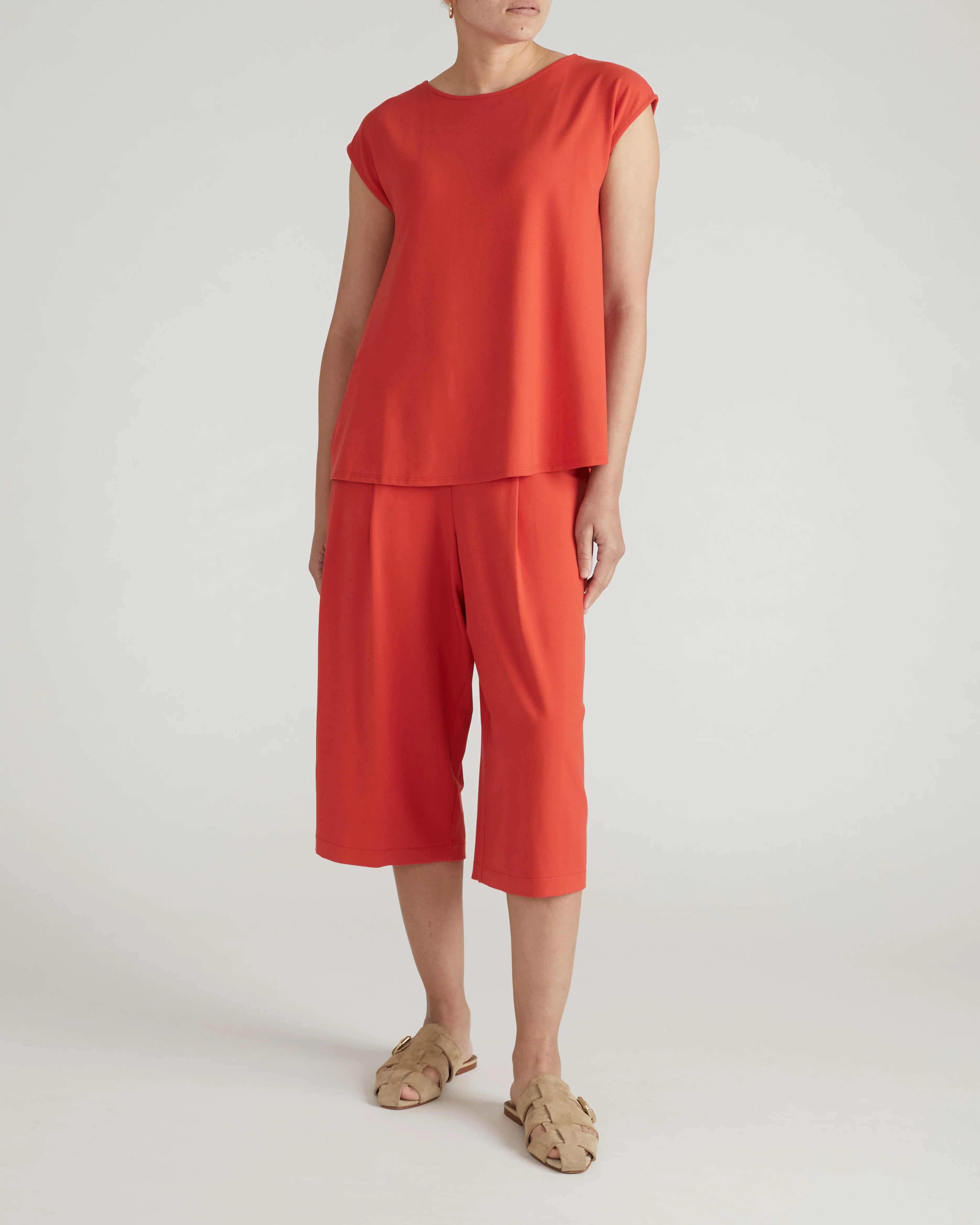 Heatwave Divine Jersey Flared Top - Shoreline Sunset - Image 2