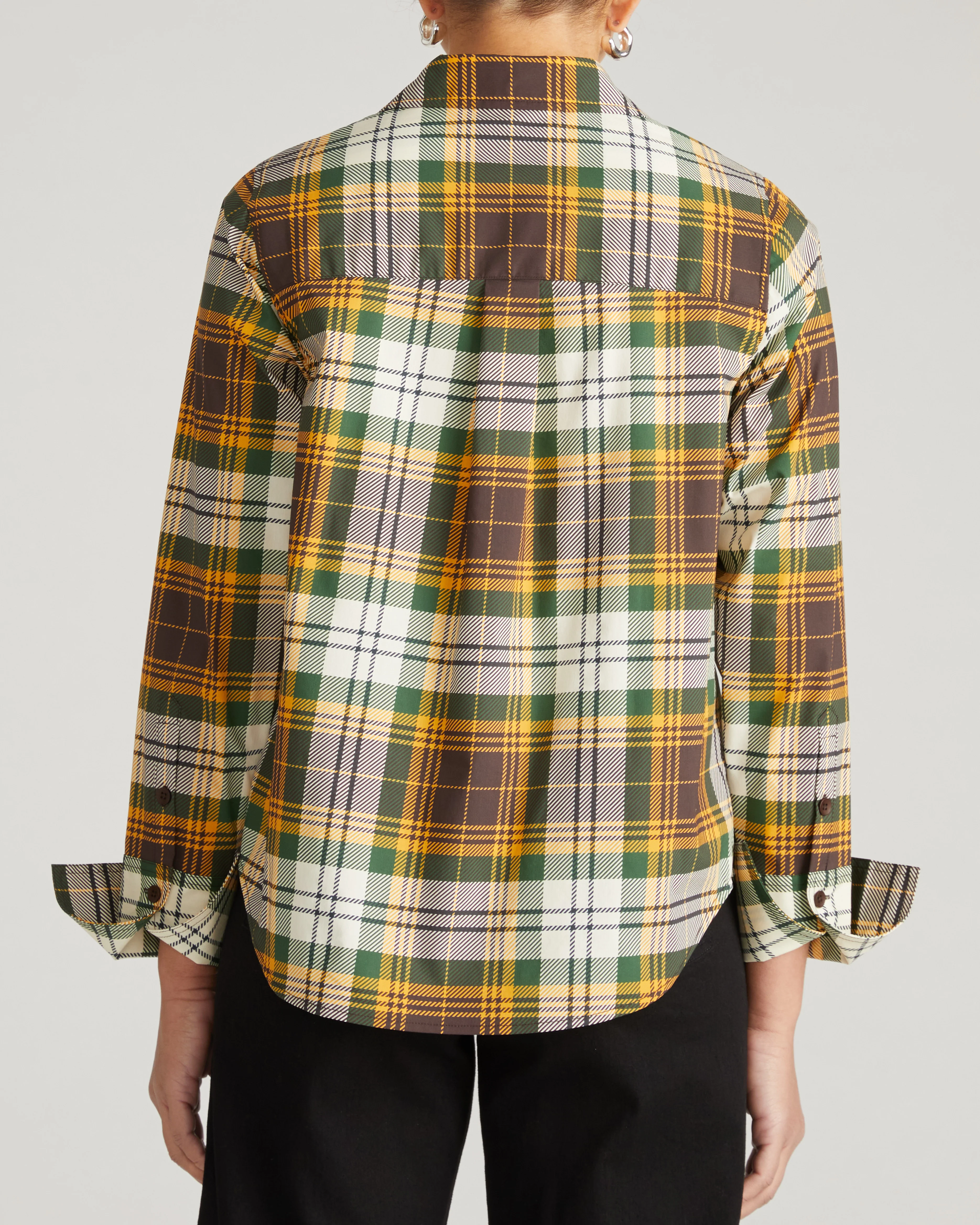 Henning x US Madison Shirt - Brown Plaid - Image 7