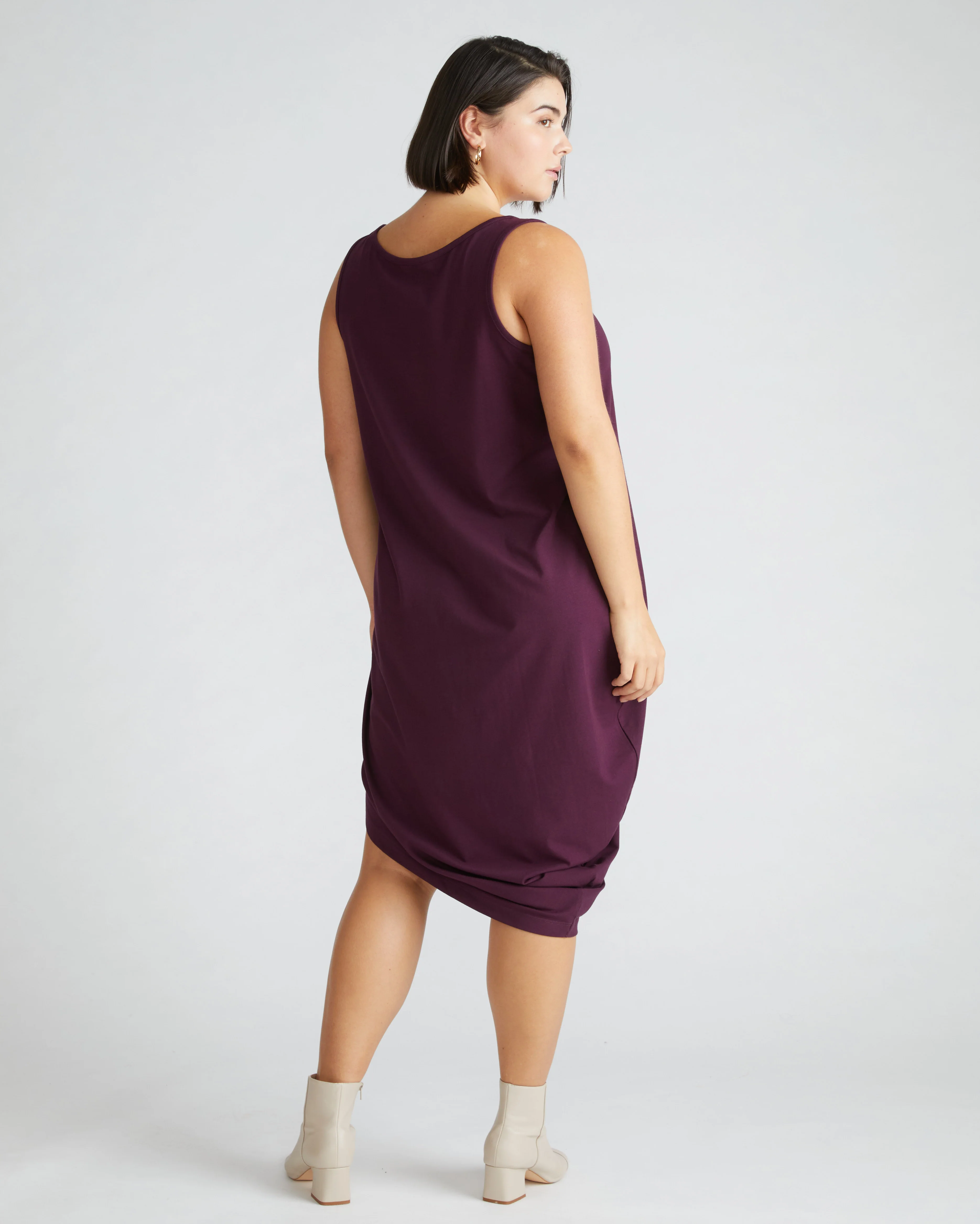 Iconic Geneva Tank Dress - Acai - Image 3