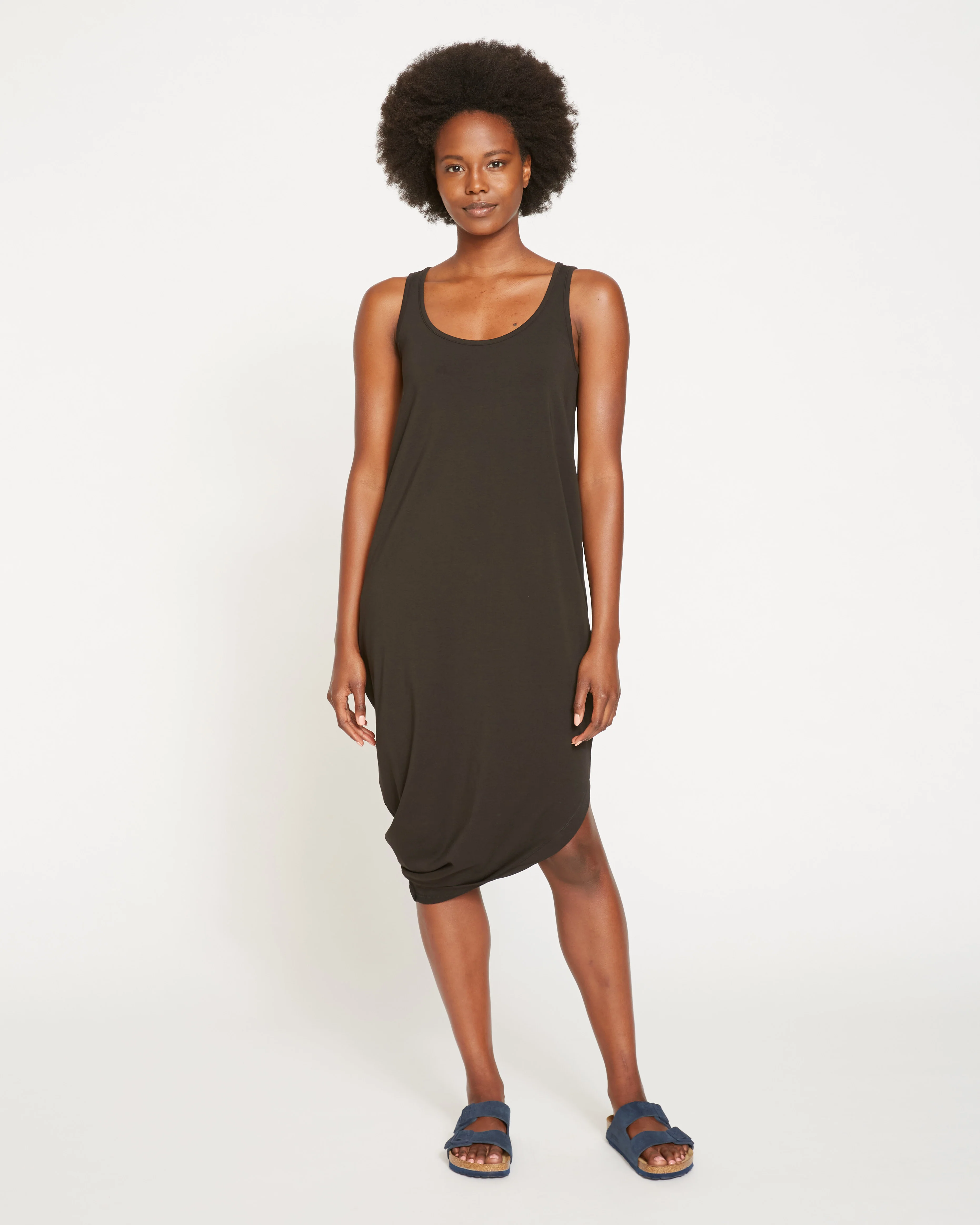 Iconic Geneva Tank Dress - Black - Image 2