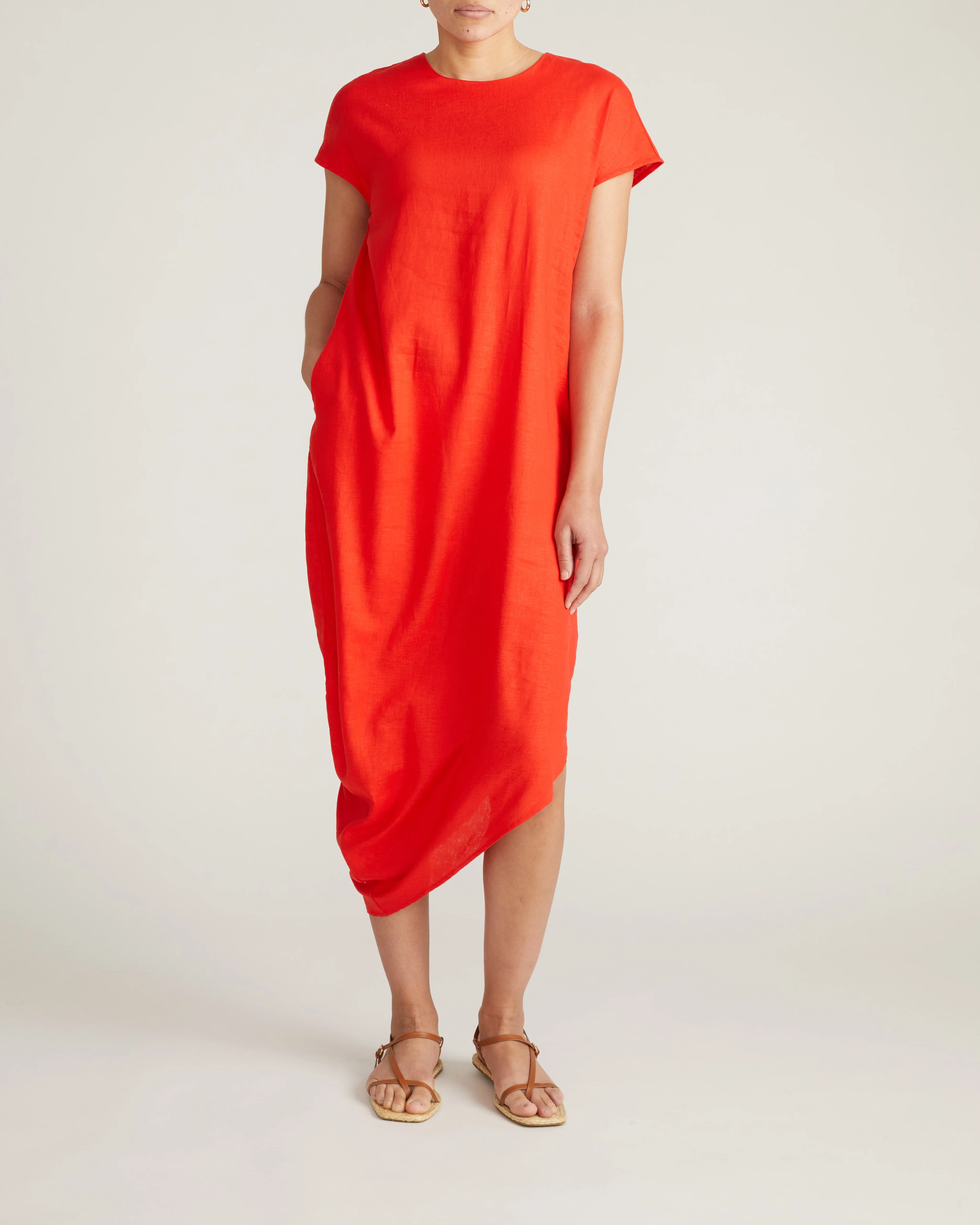 Iconic Stretch Linen Geneva Dress - Shoreline Sunset - Image 2