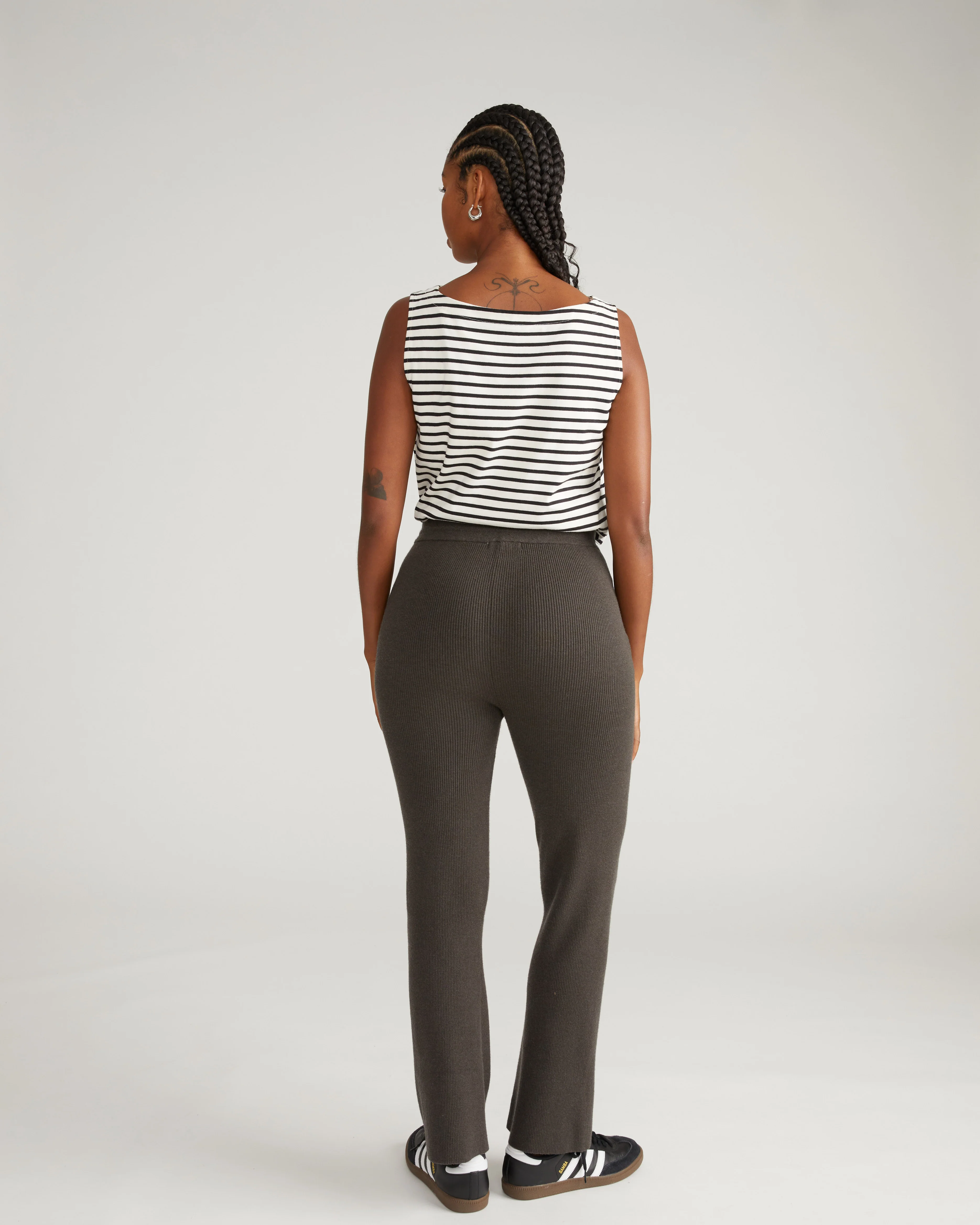 Knitted Mila Pants - Graphite - Image 4
