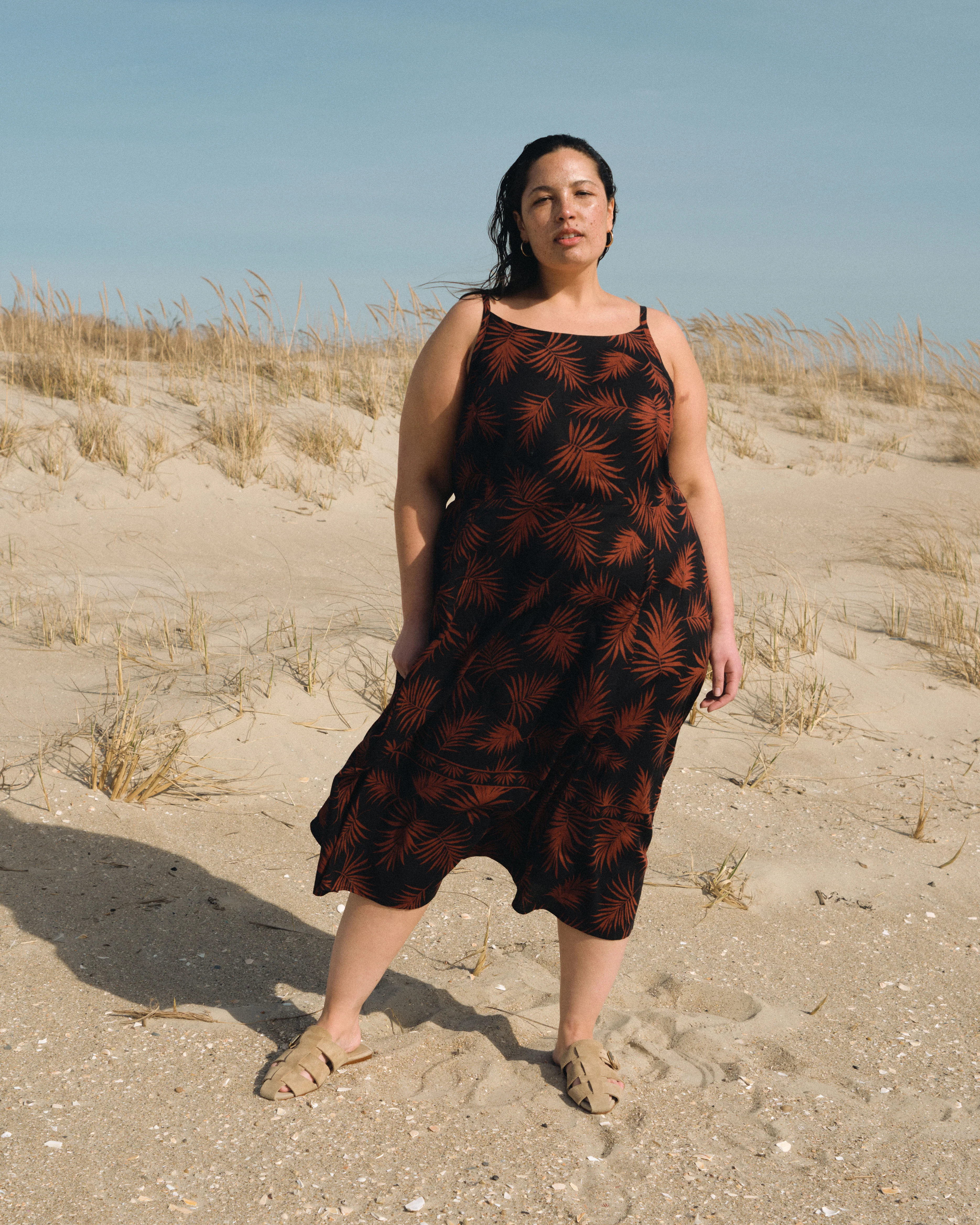 Kuki Linen Midi Dress - Bohem Print - Image 5
