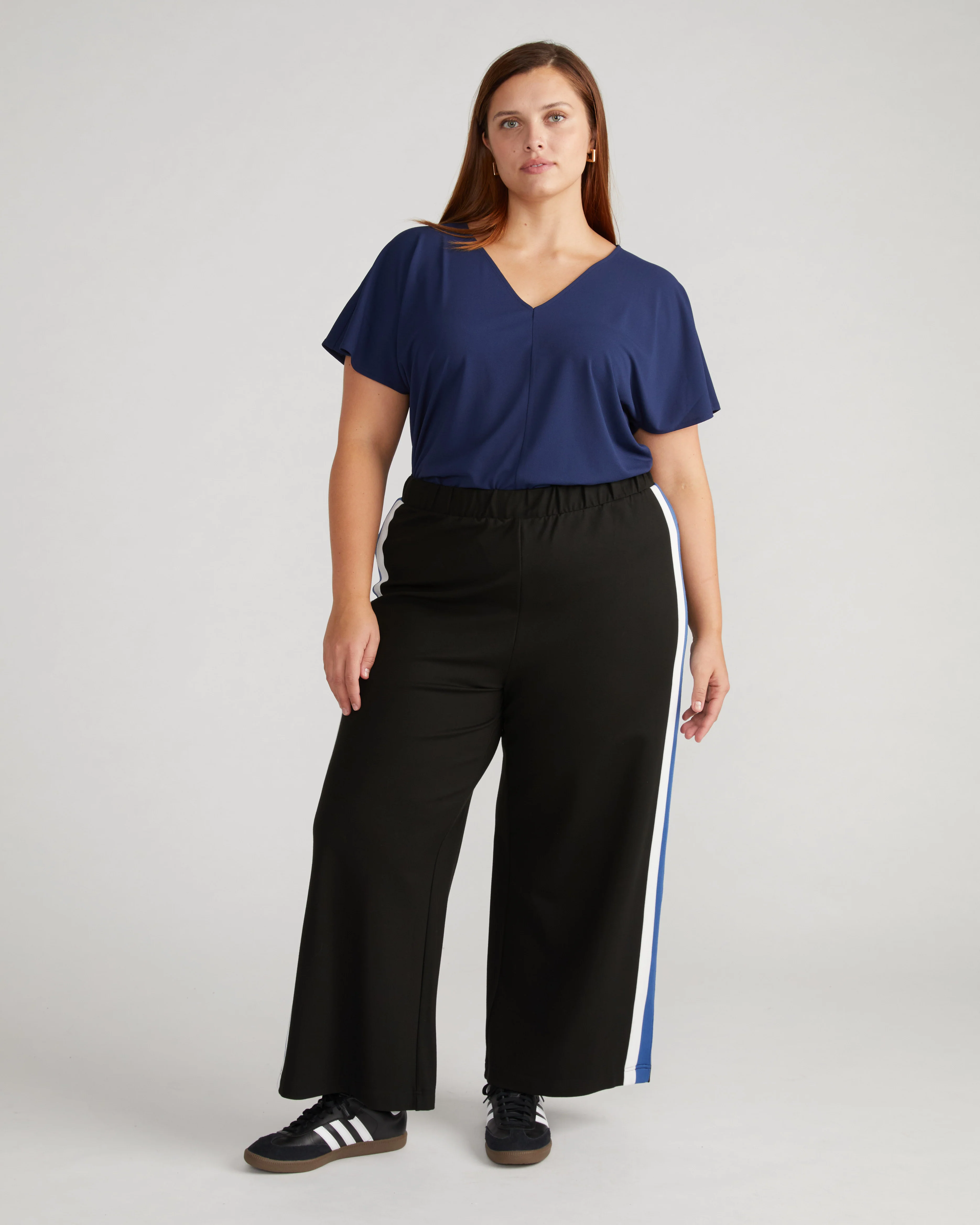 Lansbury Crepe Jersey Blouse - Brilliant Navy - Image 5