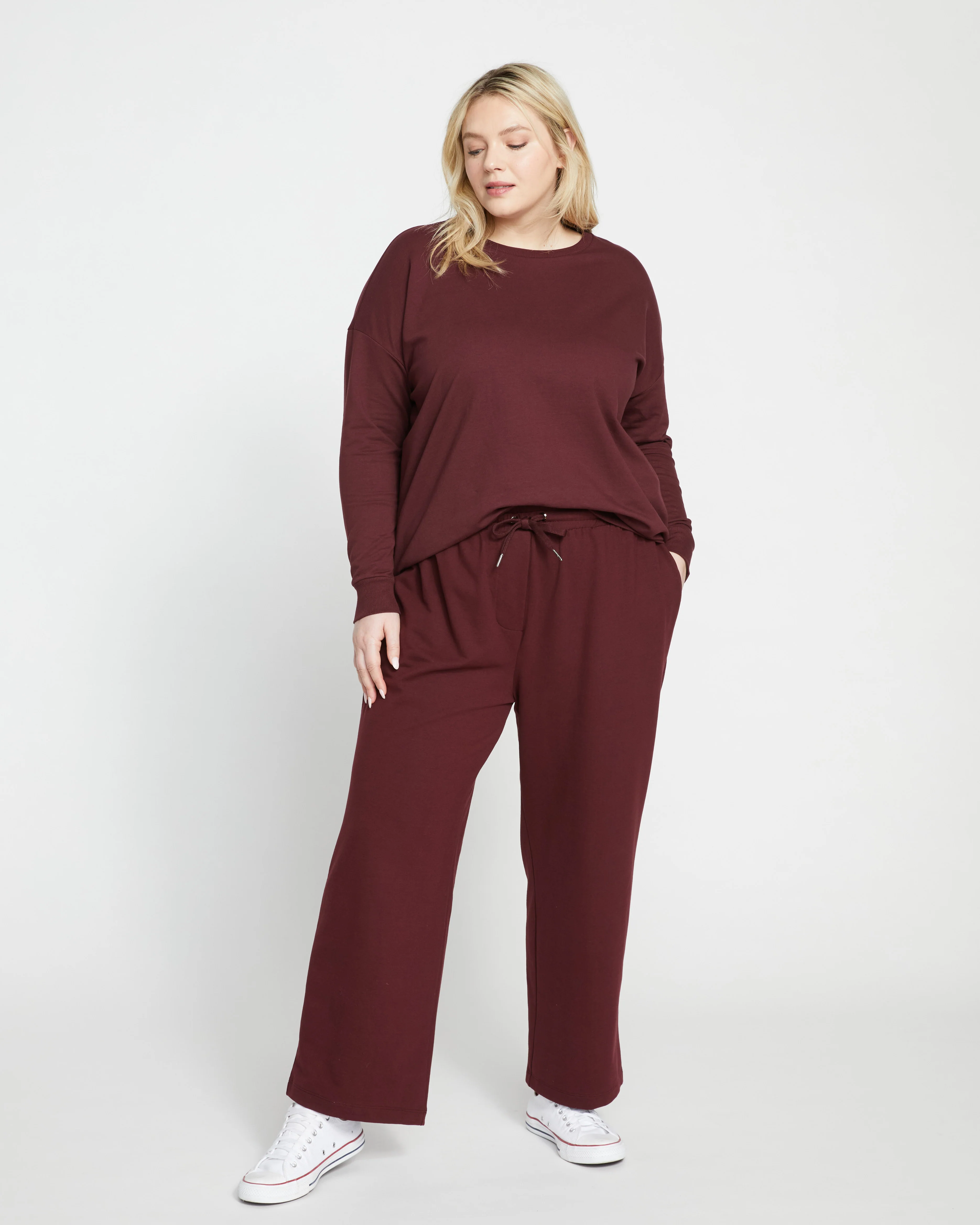 Lauren Classic Sweatshirt - Black Cherry - Image 4