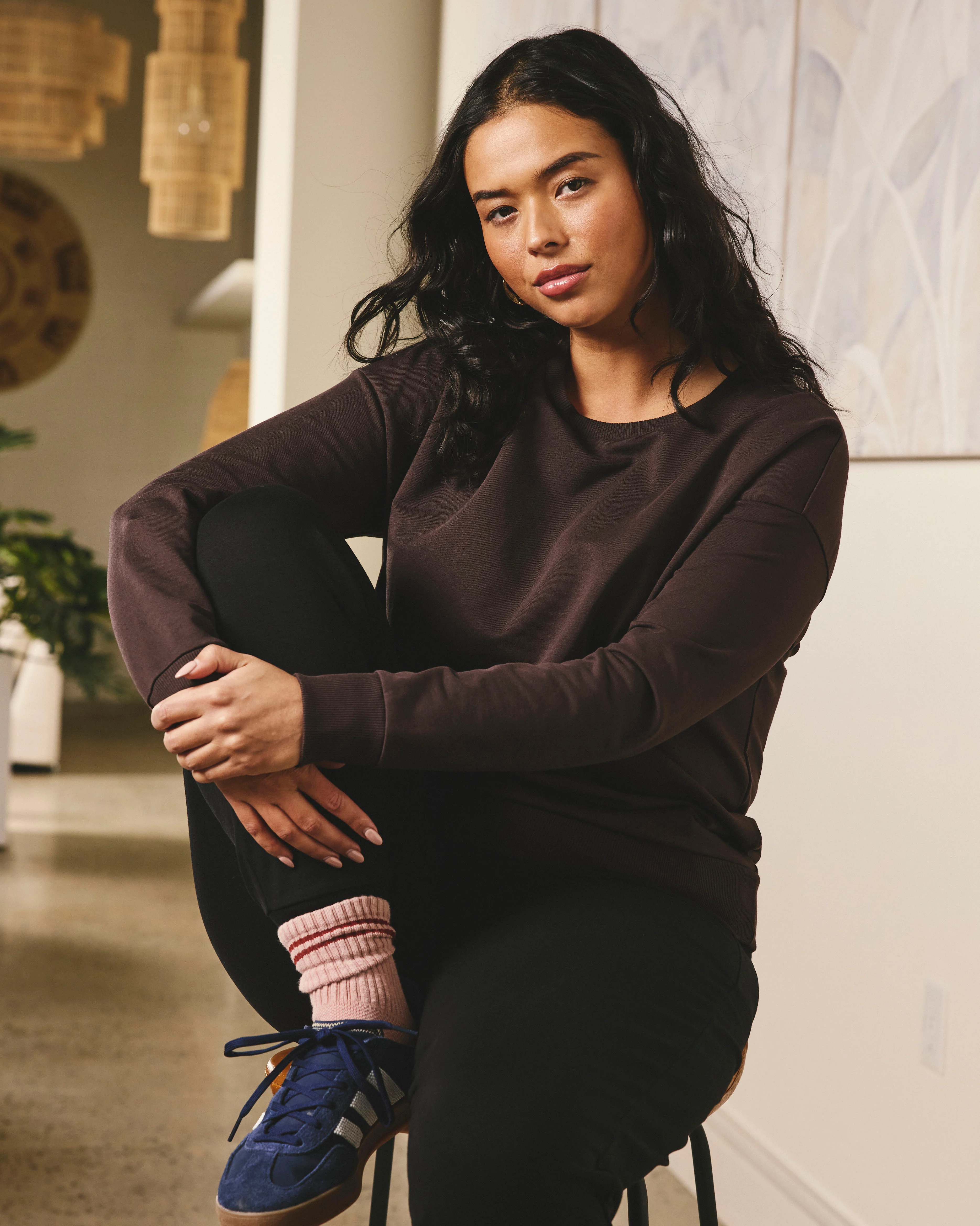 Lauren Classic Sweatshirt - Deep Brown - Image 6