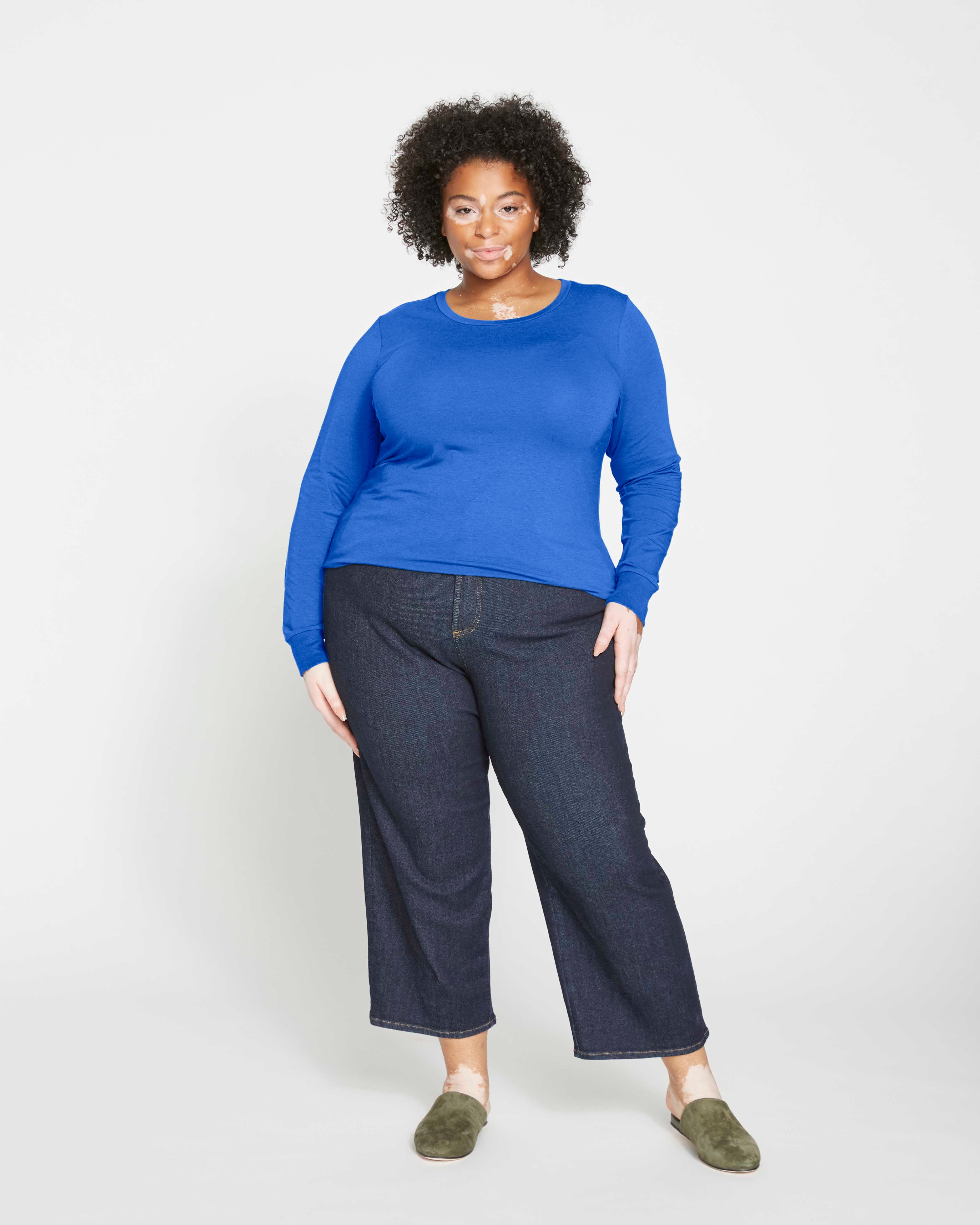 Long Sleeve Tee Rex - Lapis - Image 3