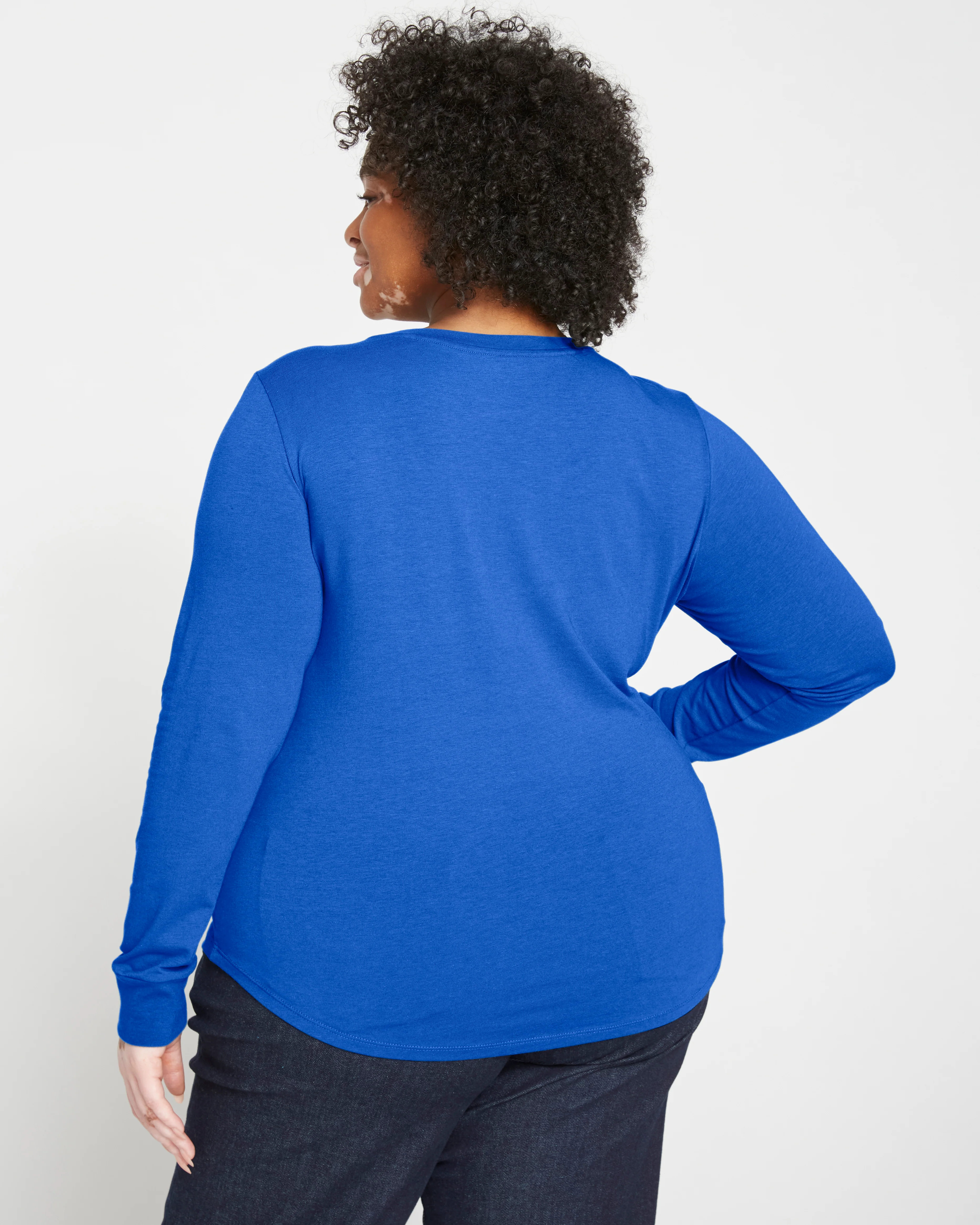 Long Sleeve Tee Rex - Lapis - Image 5