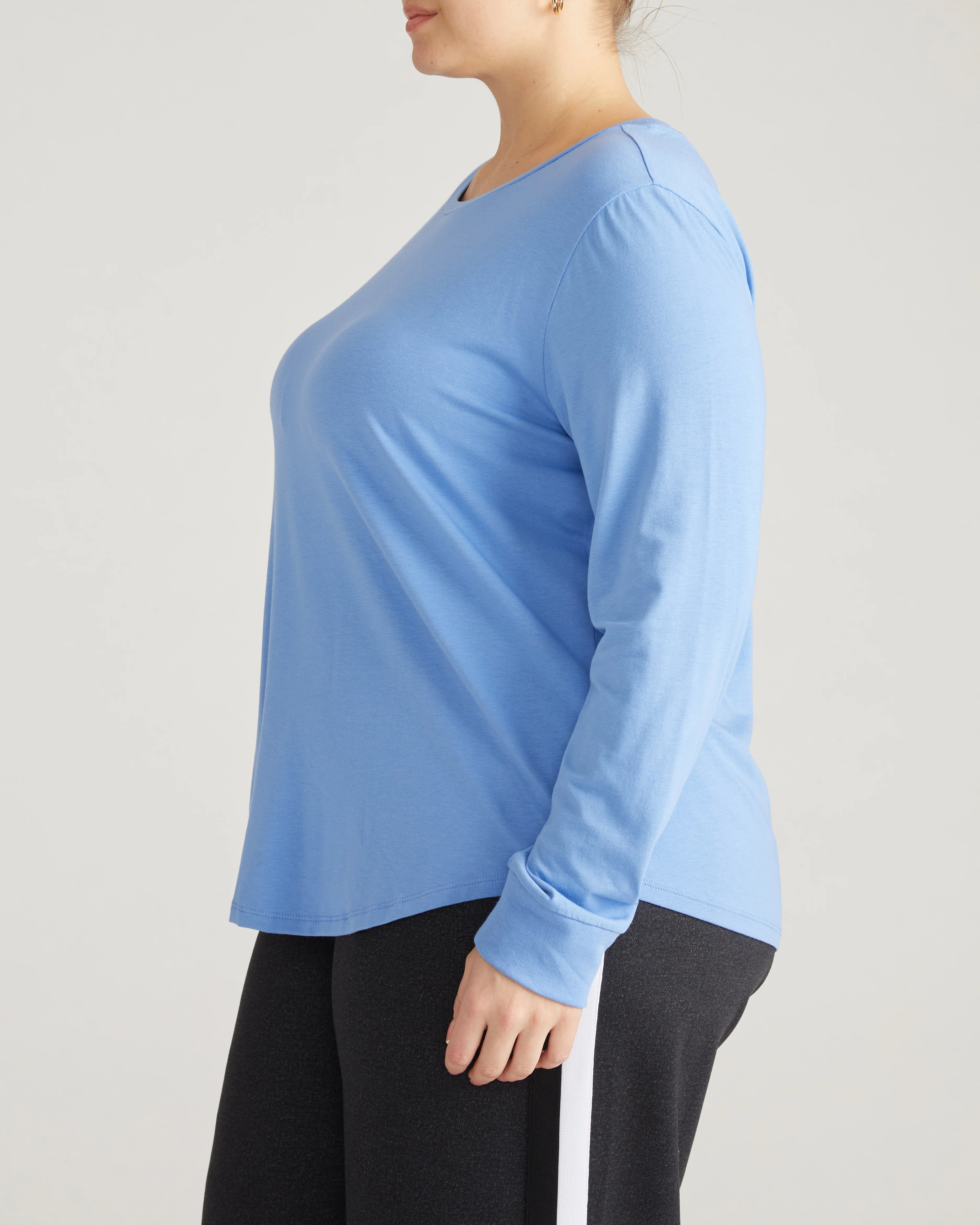 Long Sleeve Tee Rex - Seaside Blue - Image 3